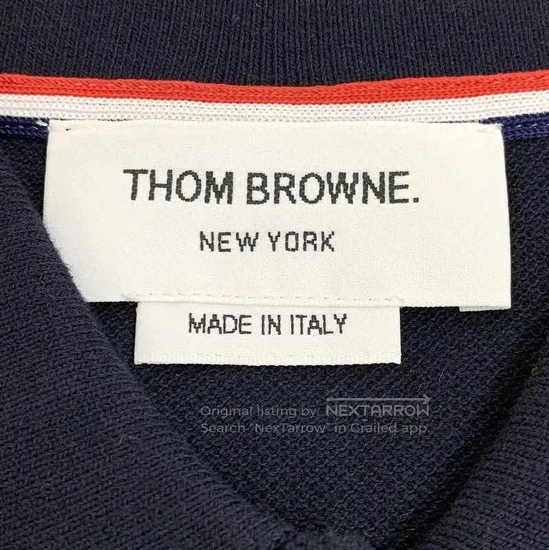 Thom Browne Thom Browne Women's Navy Cotton T-Shirt . Size S / US 4 / IT 40 - 6 Thumbnail