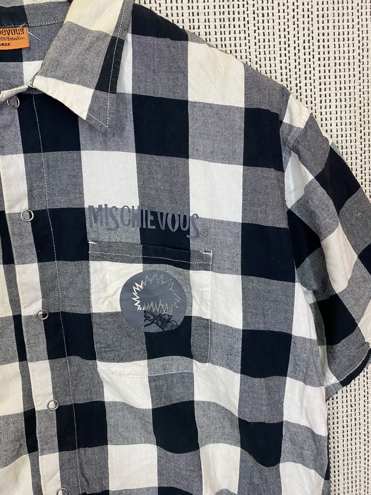 Anime × Japanese Brand × Vintage Mischievous big printed shirt button ups Size US L / EU 52-54 / 3 - 3 Thumbnail
