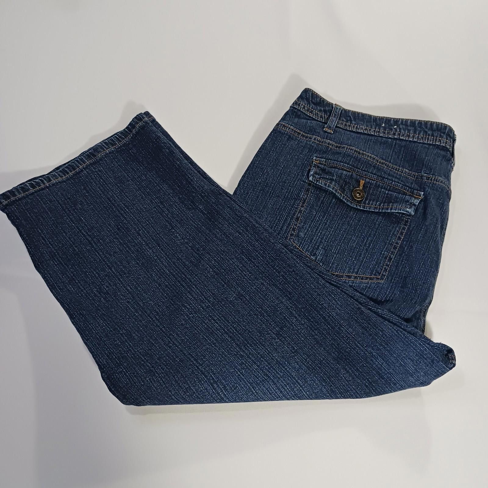 St. Johns Bay St. John's Bay RN#93677 Women's Blue Stretch Jeans Size 18W Size 38" / US 16 / IT 52 - 1 Thumbnail
