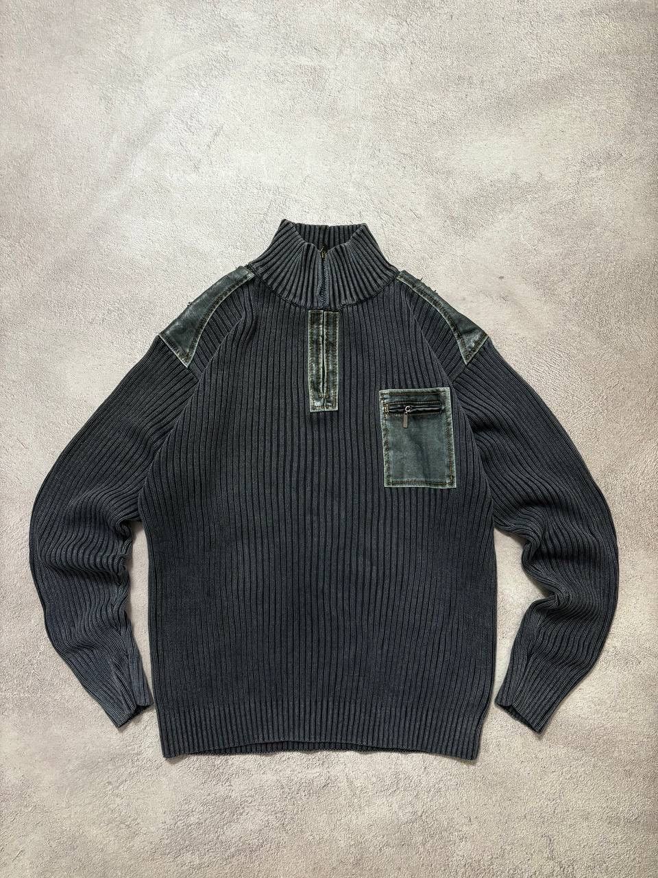 Diesel × Vintage Vintage Diesel style faded distressed sweatshirt Size US L / EU 52-54 / 3 - 1 Thumbnail