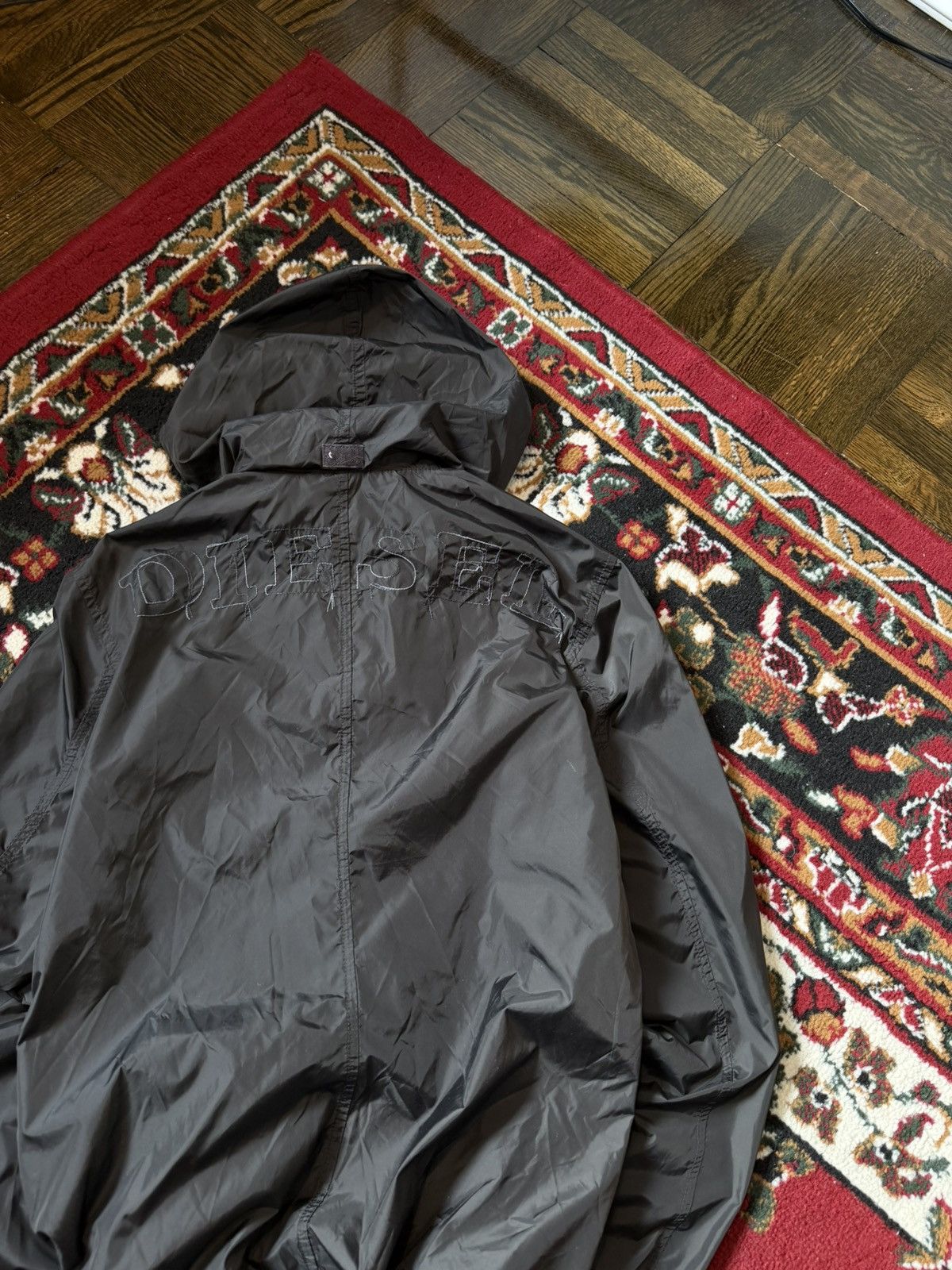 Diesel Y2K Diesel Distressed Full Zip Long Sleeve Windbreaker Size US XS / EU 42 / 0 - 5 Thumbnail