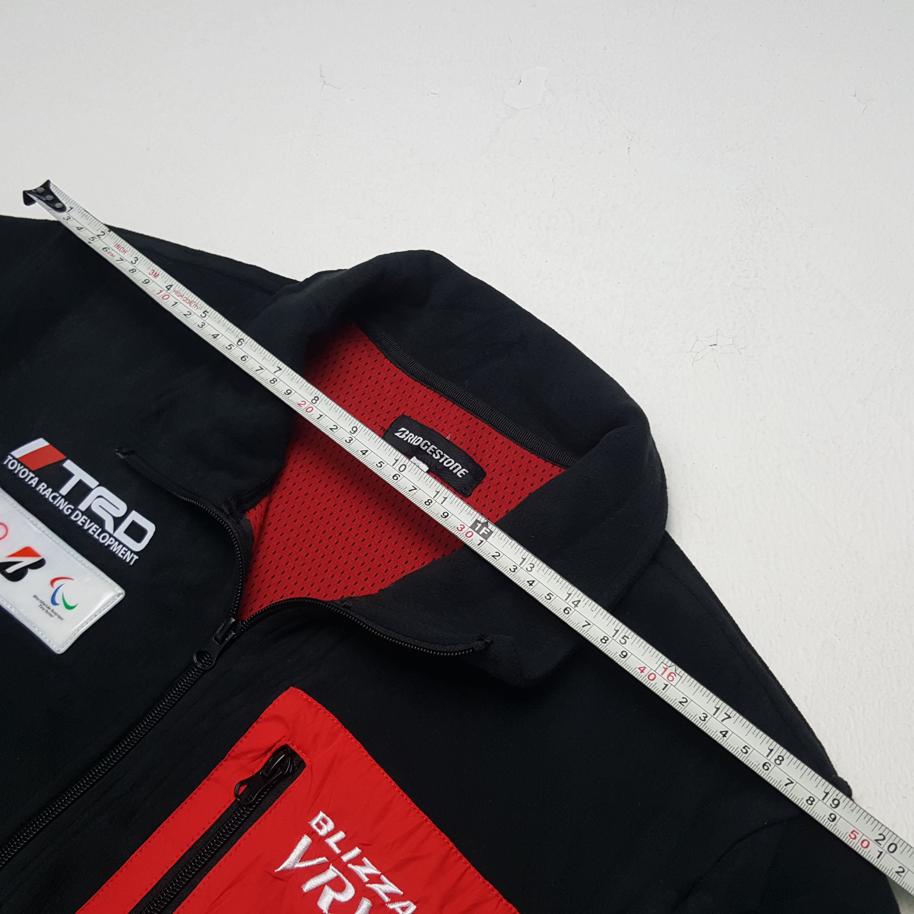 Japanese Brand × Vintage Vintage Bridgestone X TRD Toyota Racing Custom Fleece Jacket Size US M / EU 48-50 / 2 - 13 Thumbnail