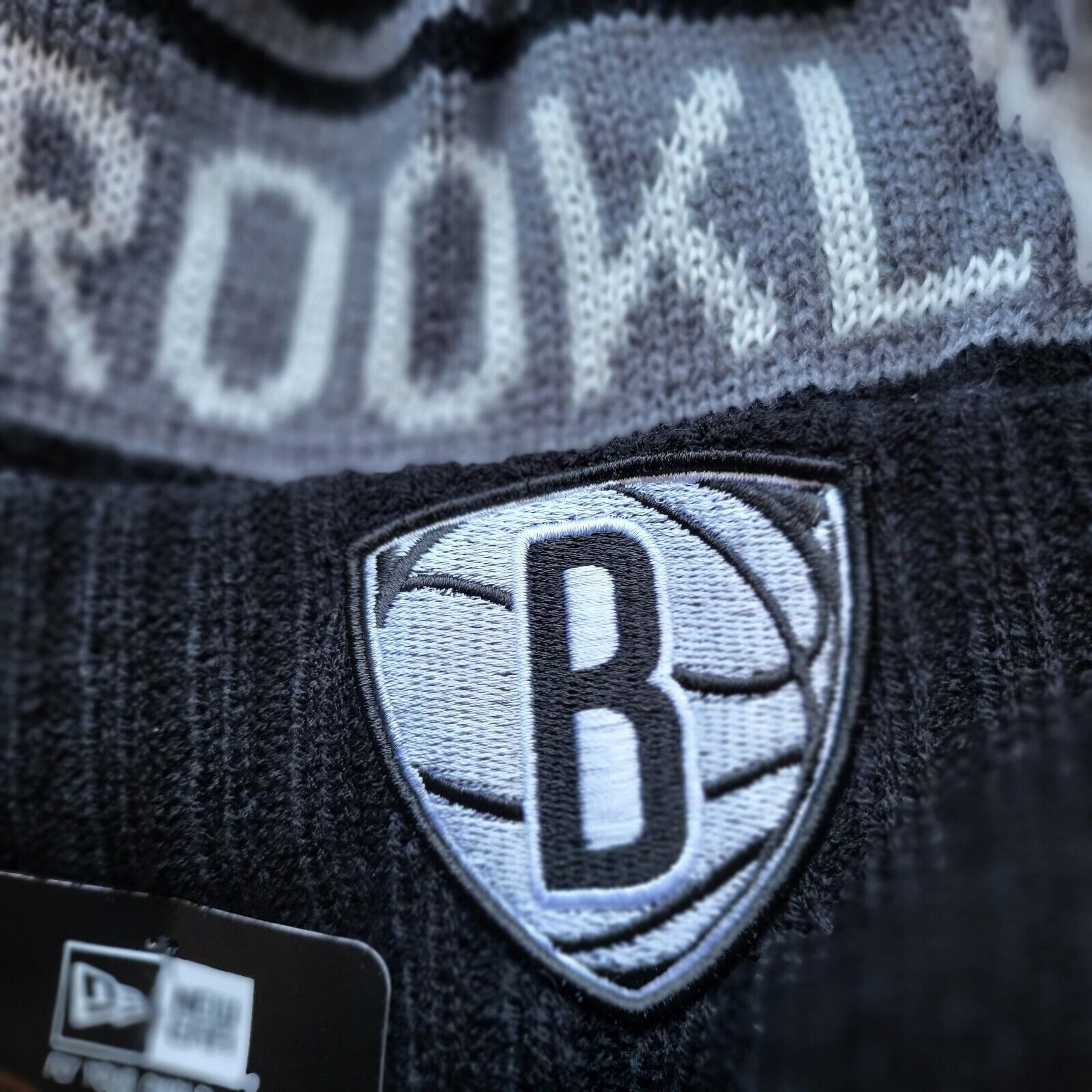 Other NWT Brooklyn Nets Team Cuffed Fleece Lined Knit Beanie Size ONE SIZE - 4 Thumbnail