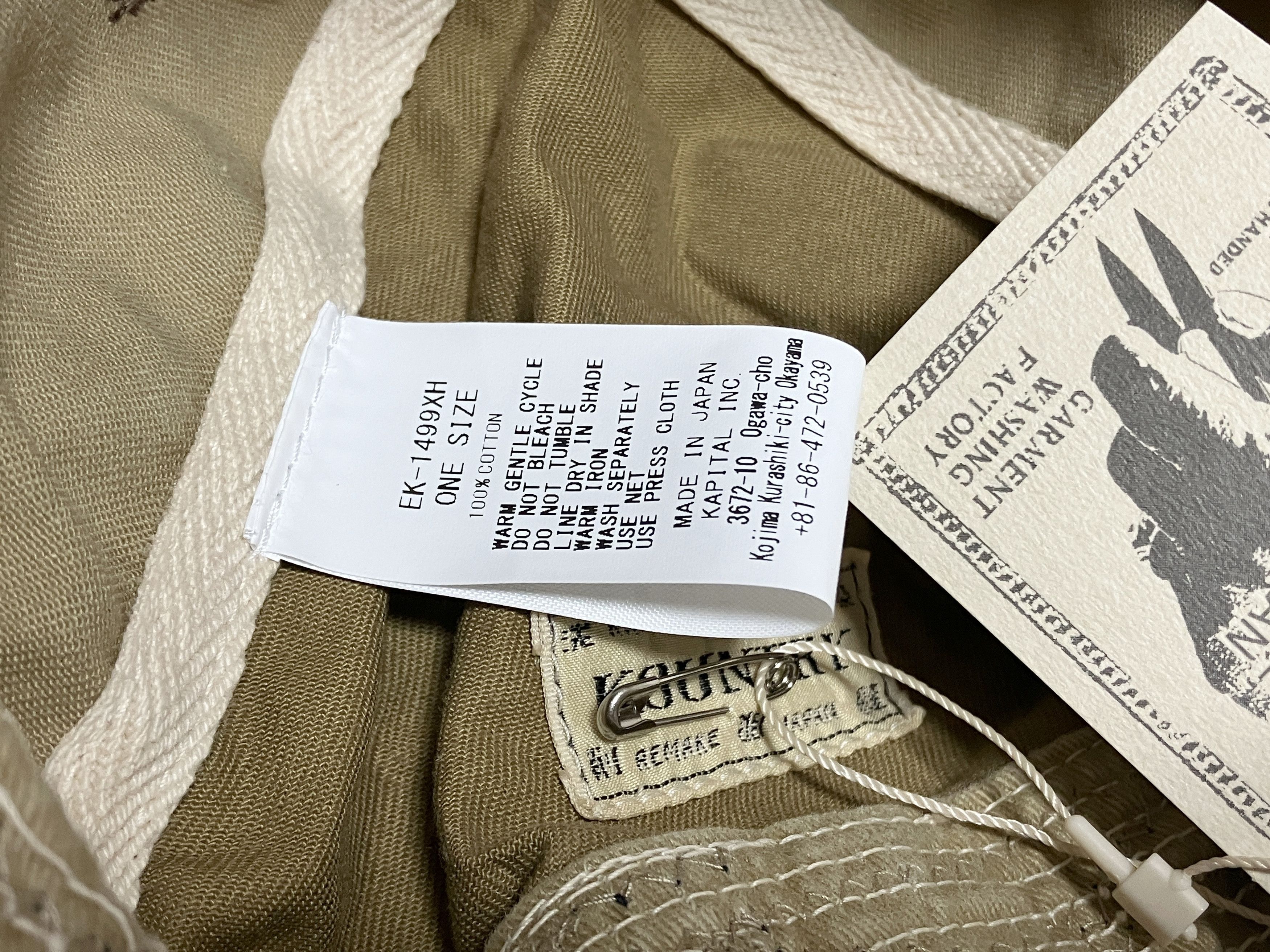 Kapital Kapital kountry chino old man and the sea crash remake hat Size ONE SIZE - 6 Thumbnail