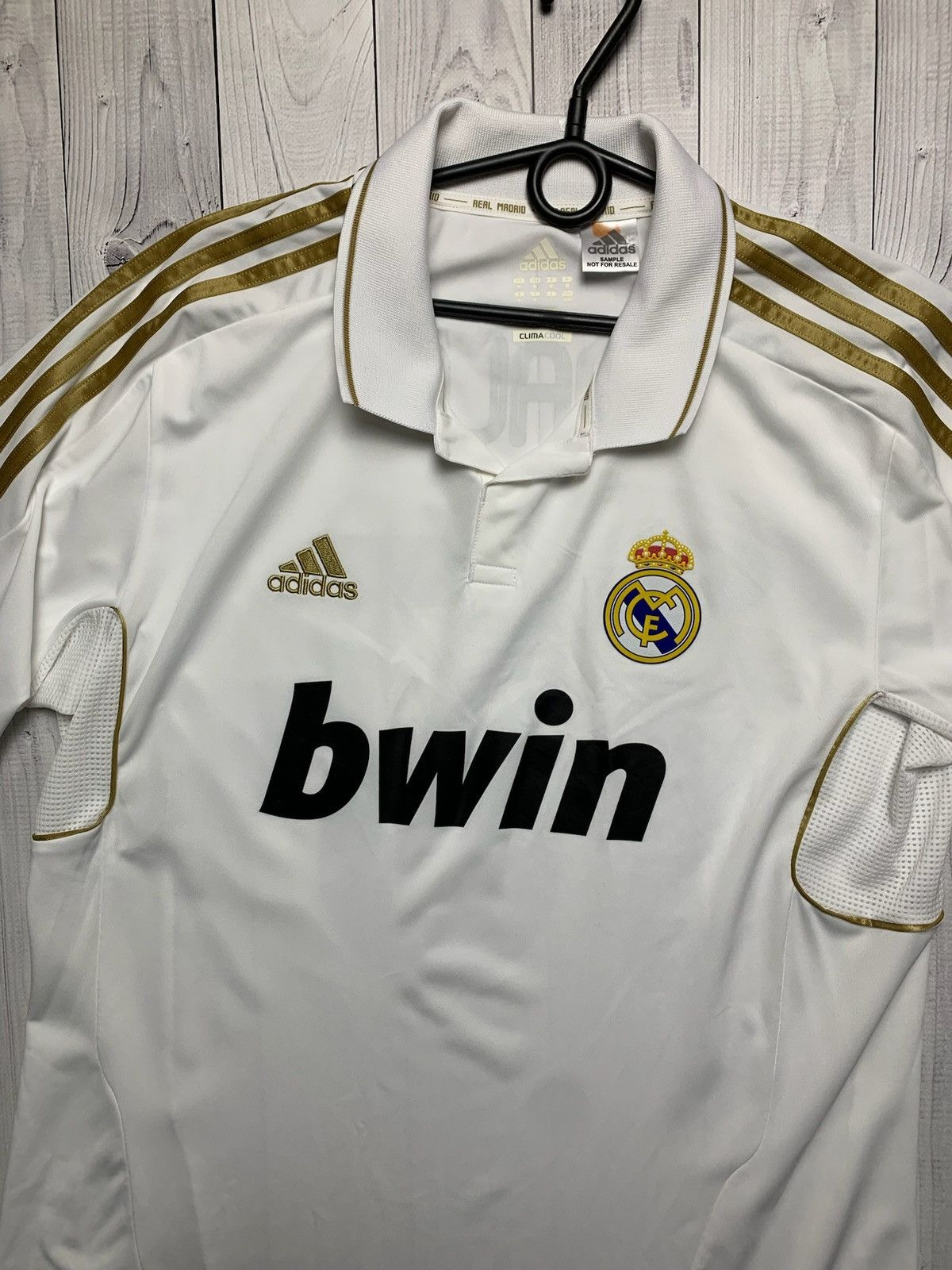 Vintage Vintage adidas Real Madrid soccer jersey 16 Canales M Size US M / EU 48-50 / 2 - 3 Thumbnail