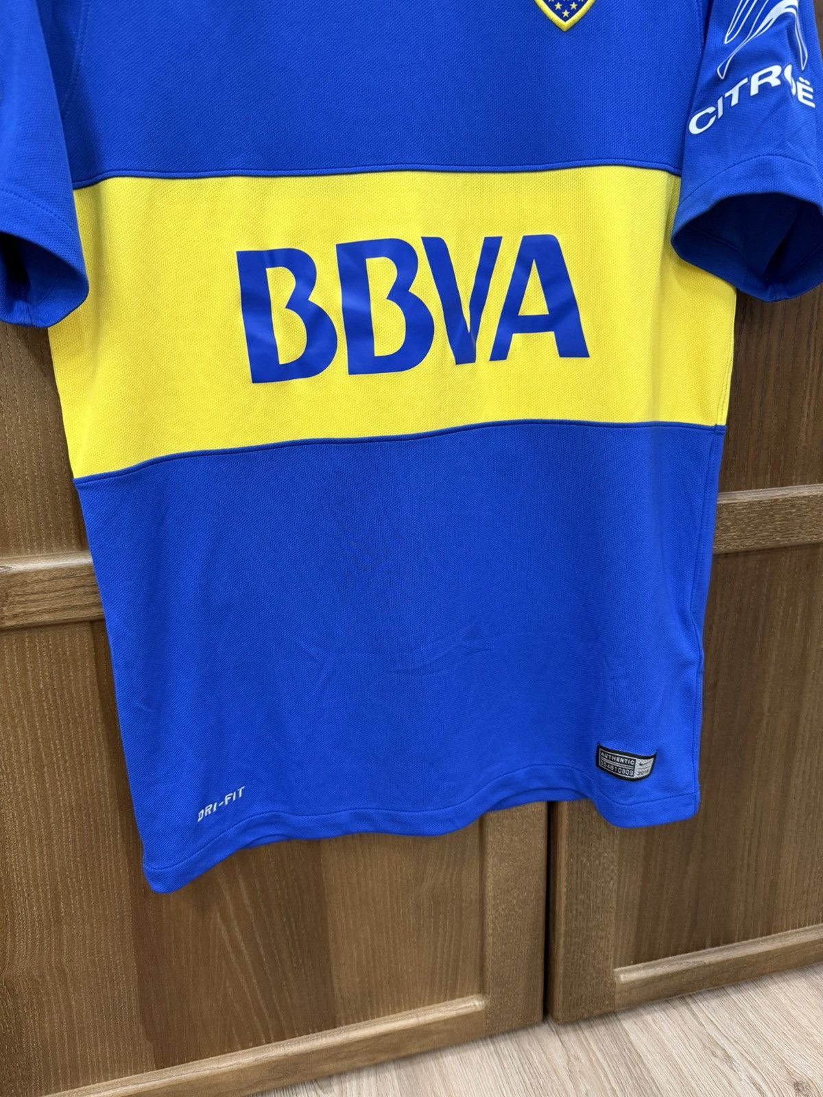 Nike Nike 2015 Boca Juniors Home Football T-shirt Soccer Jersey Size US S / EU 44-46 / 1 - 3 Thumbnail