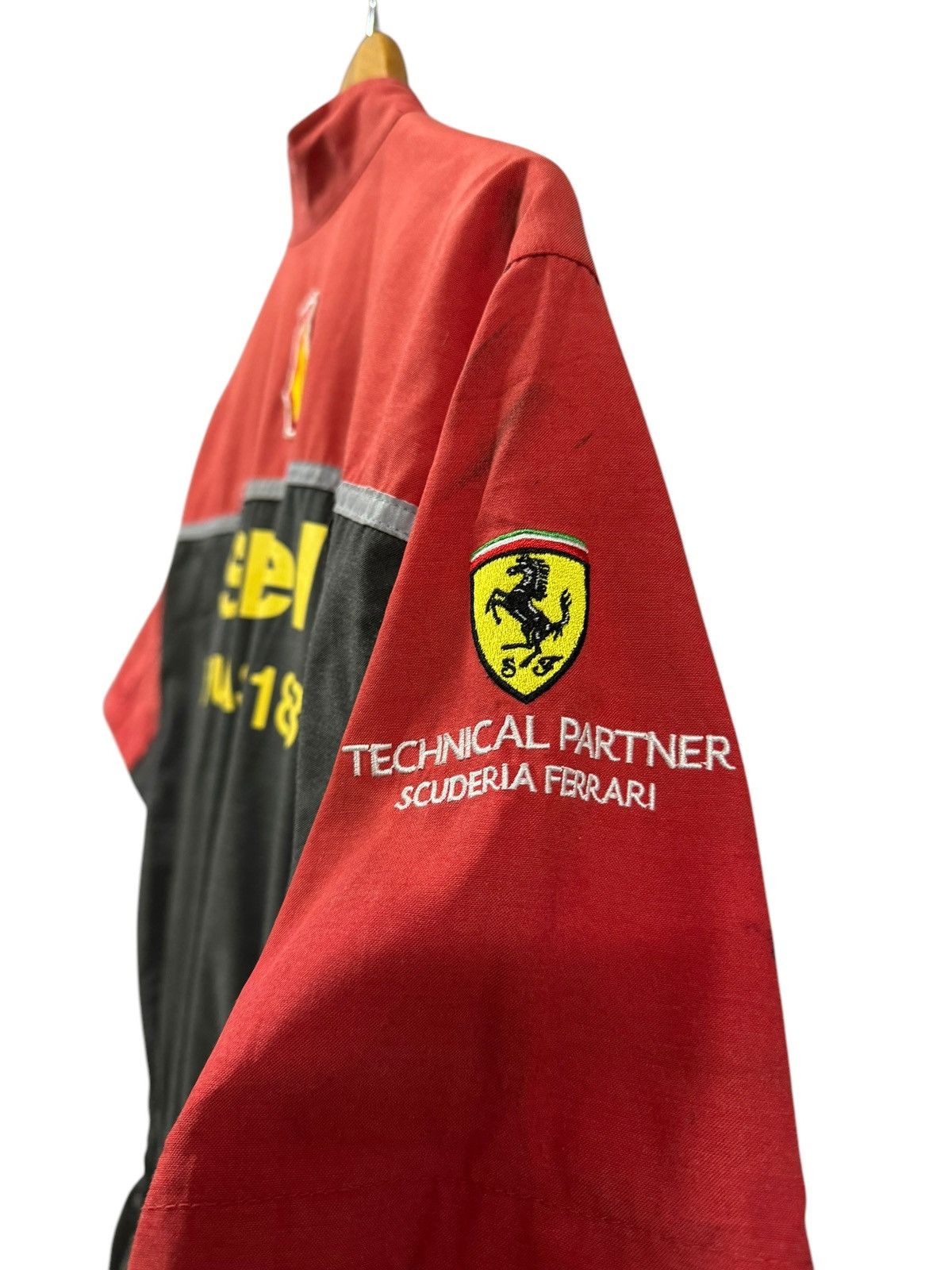 Ferrari × Vintage Vtg🔥Scuderia Ferrari Shell Yuasa Overall Racing Team Size US 32 / EU 48 - 13 Thumbnail