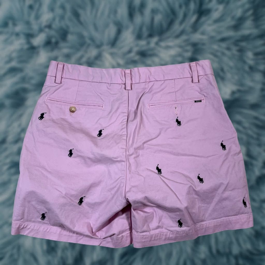 Polo Ralph Lauren Polo Ralph Lauren Shorts Mens 32 Pink Classic Fit Chino Embroidered Pony Polo Ralph Lauren Size US XS / EU 42 / 0 - 1 Thumbnail