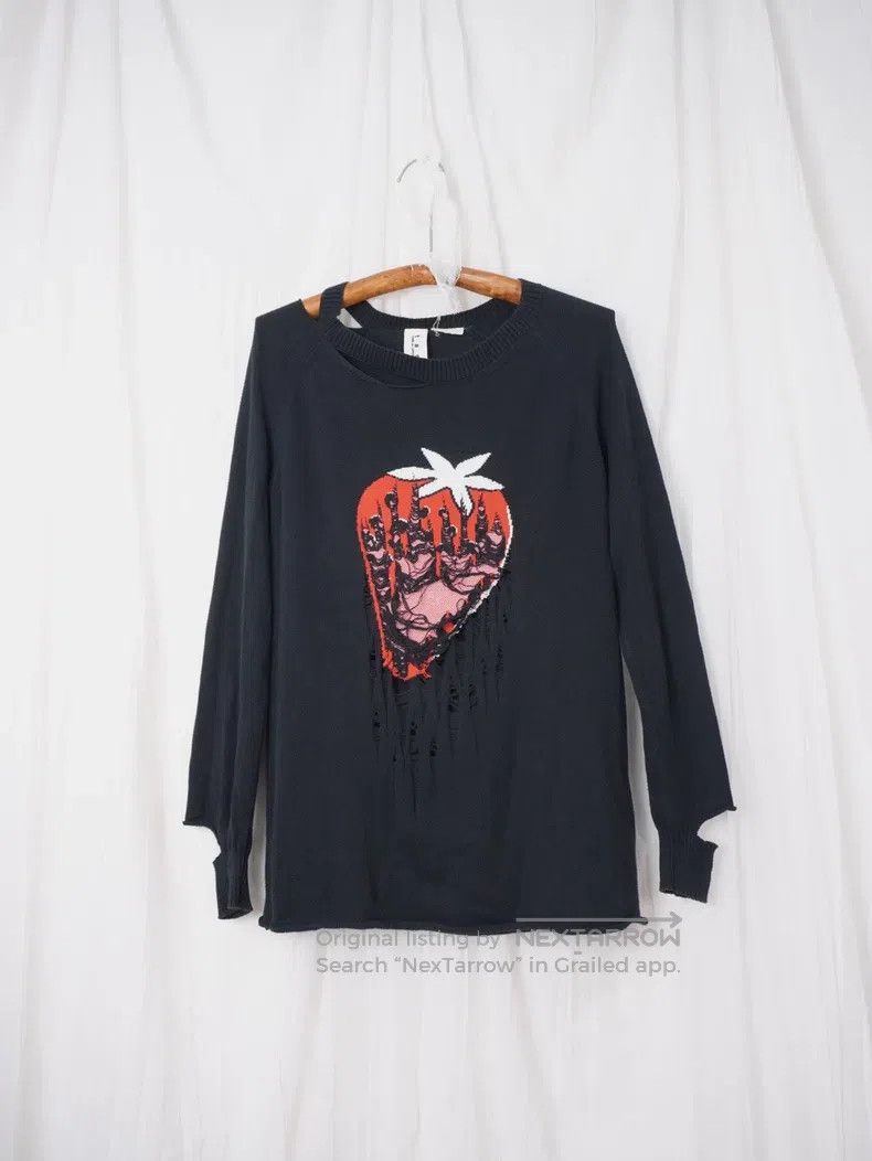 Comme des Garcons Comme Des Garcons Strawberry torn punk top Size S / US 4 / IT 40 - 1 Thumbnail