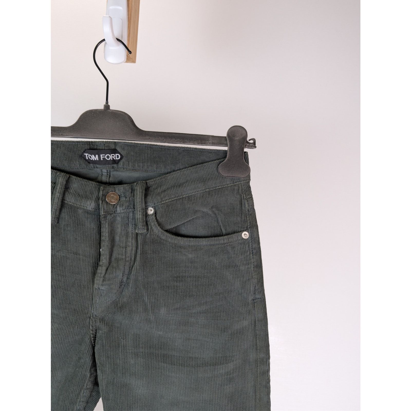 Tom Ford o1rshd1 Slim Fit Denim Jeans in Slate Green Size US 30 / EU 46 - 5 Thumbnail