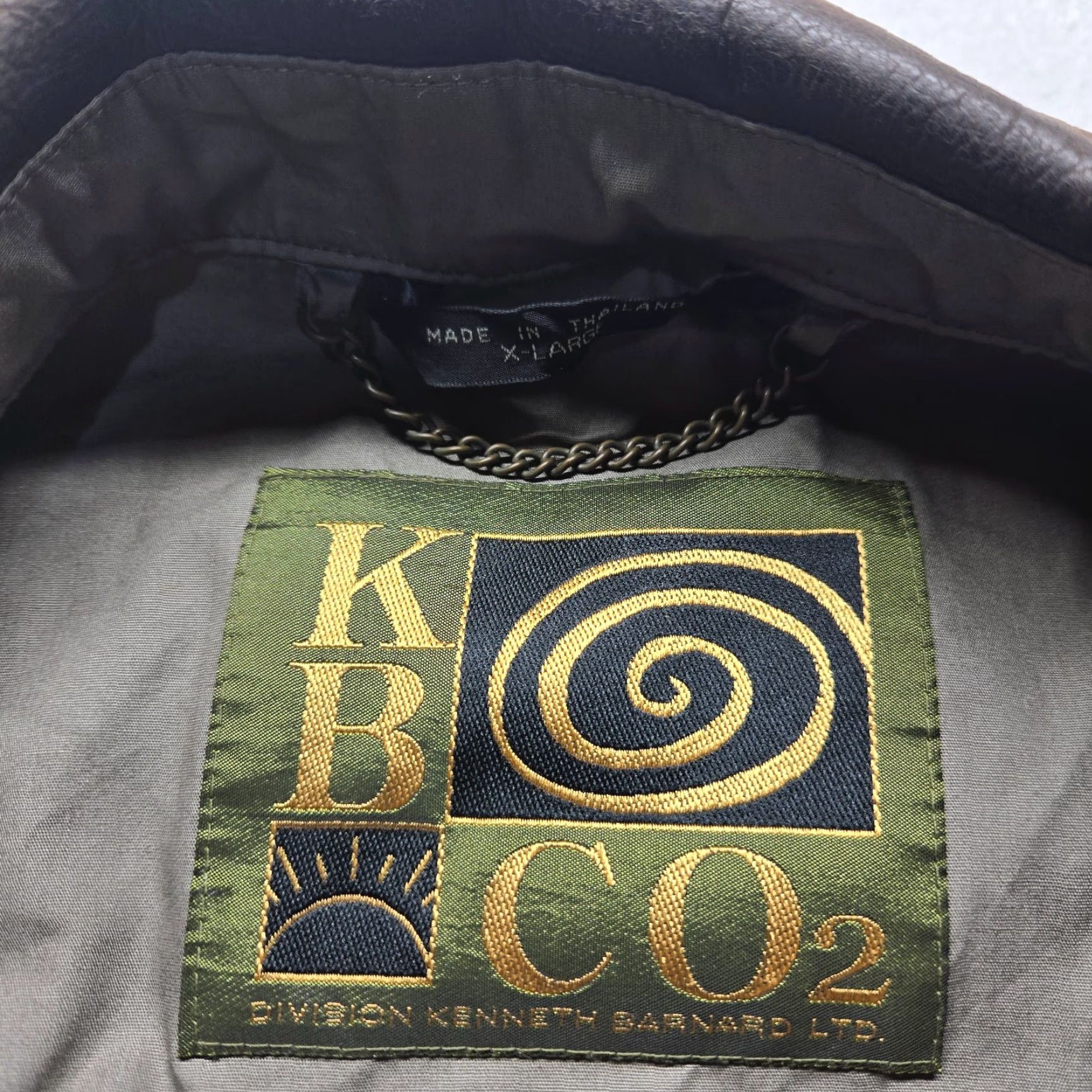 Vintage KENNETH BARNARD KB CO2 Green Long Wind Jacket Adult Men's XL Extra Large Green Jacket Mens XL Overcoat"} Size US XL / EU 56 / 4 - 4 Thumbnail