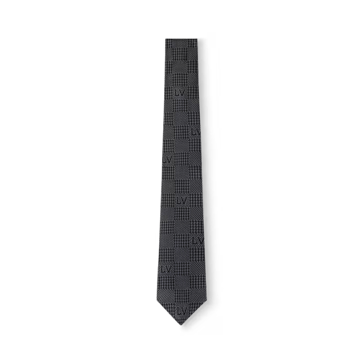 Louis Vuitton Pied De Poule Tie - 148 x 7 cm Size ONE SIZE - 1 Thumbnail