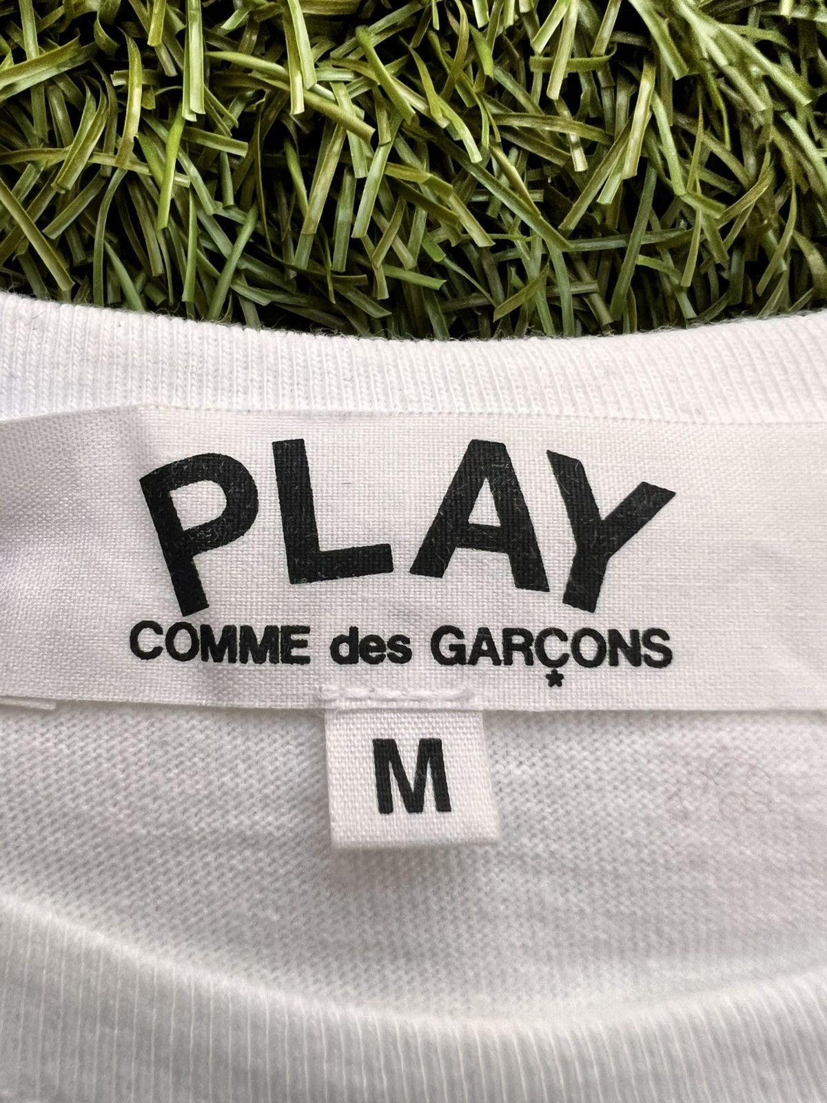 Bape × Comme des Garcons A Bathing Ape BAPE x Comme Des Garçon CDG Tee White 2012 Size M / US 6-8 / IT 42-44 - 4 Thumbnail