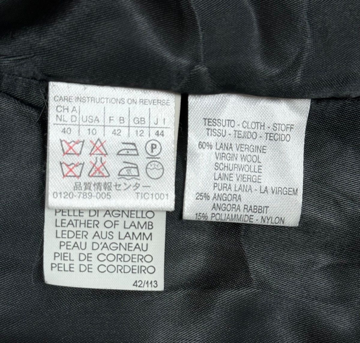 MAX&Co. Max&Co Wool-Angora Zip Coat Leather Trim size IT44 US10 Size M / US 6-8 / IT 42-44 - 15 Thumbnail