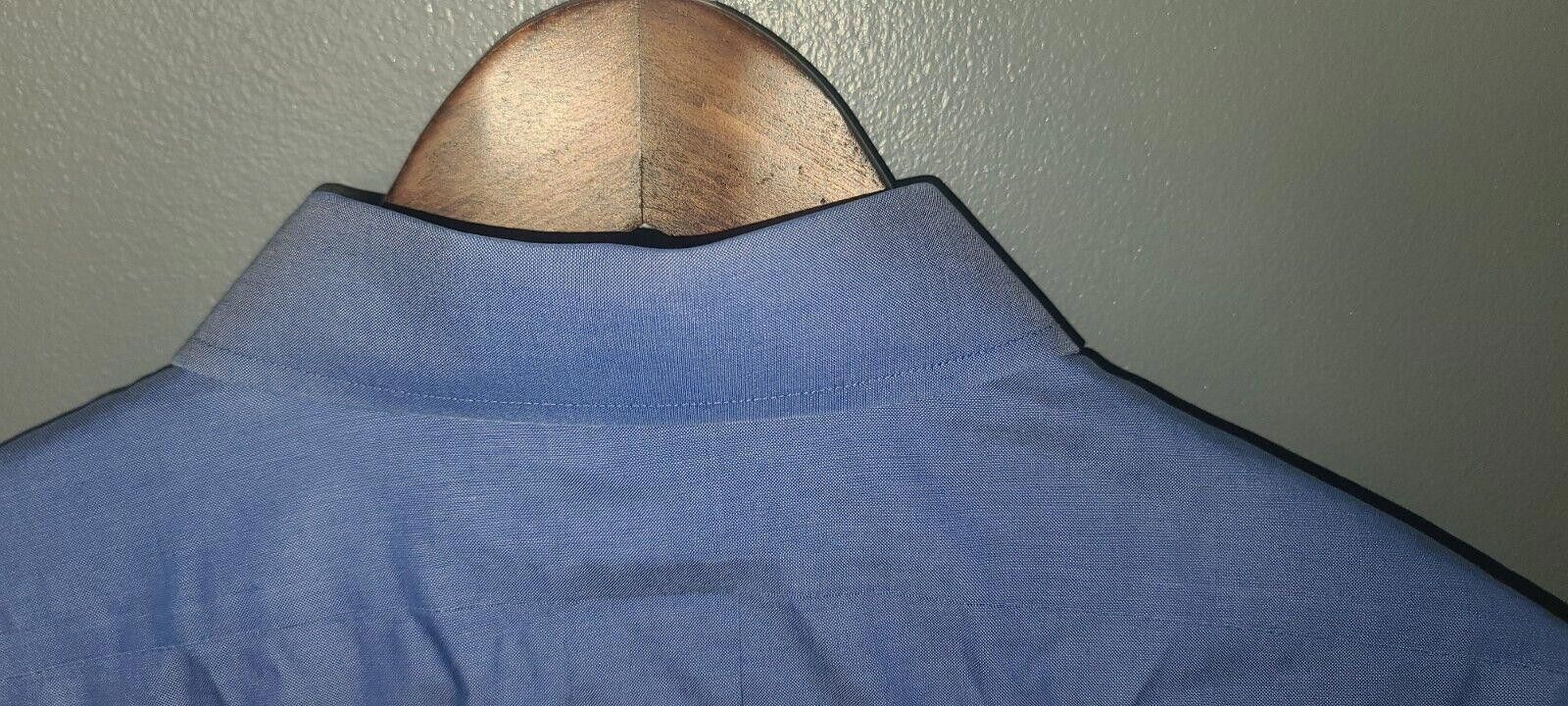Brooks Brothers Brooks Brothers Blue Dress SLIM FIT Men's Size 16 1/2-34 Size 38R - 7 Thumbnail