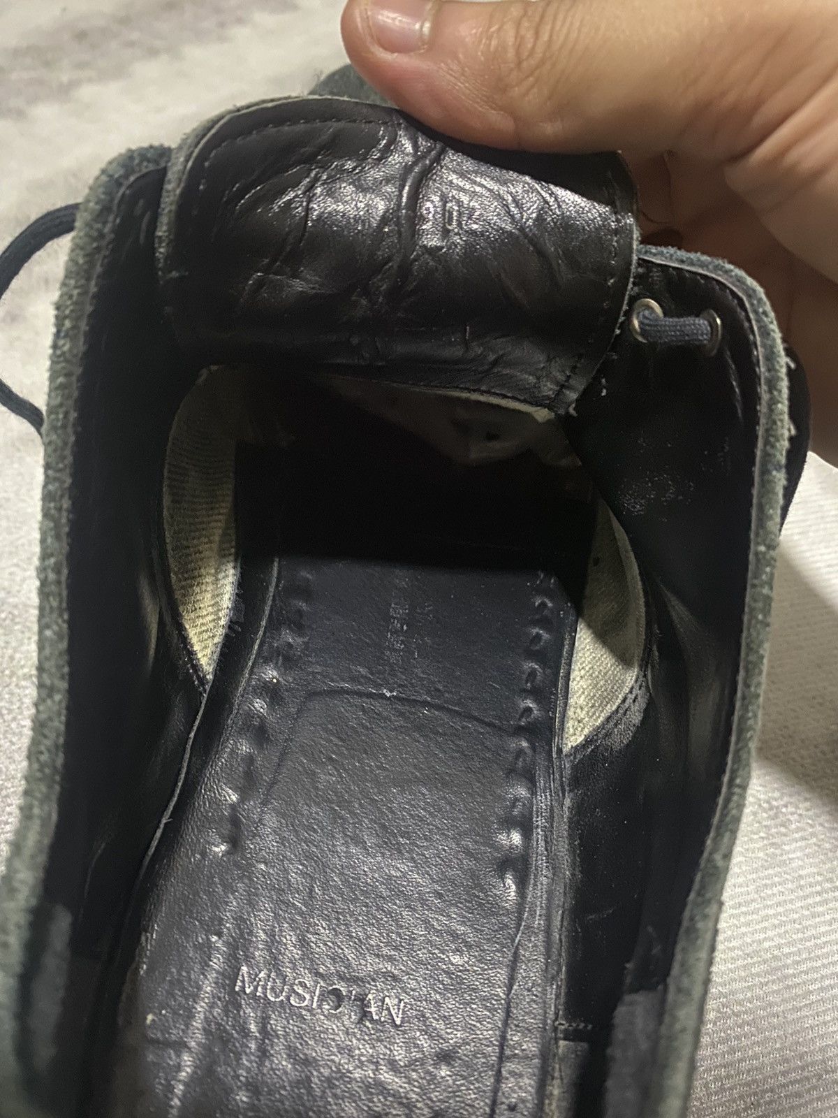 If Six Was Nine × Japanese Brand × Lad Musician OG Lad Musician Faux Suede Belly Button Creepers Shoes Size US 12.5 / EU 45-46 - 9 Thumbnail