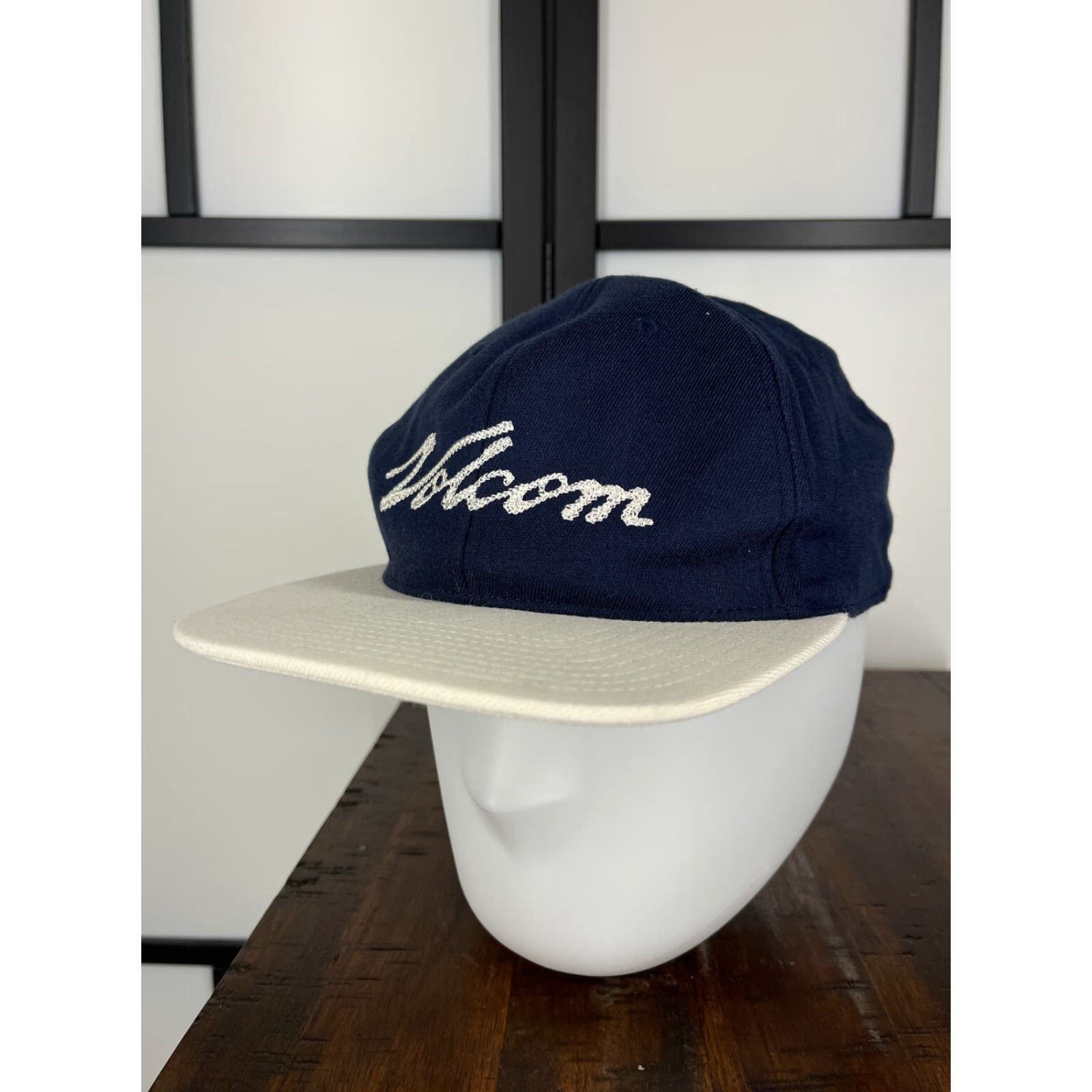 Volcom Volcom Hat Cap Snap Back Adult One Size Blue White Unreleased Sample Size ONE SIZE - 4 Thumbnail