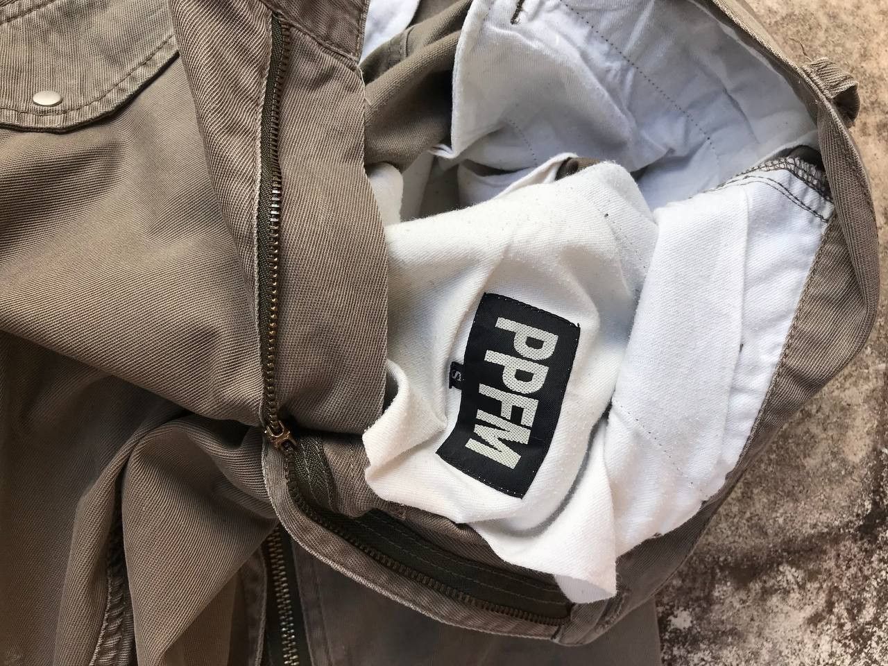 PPFM BJ03-44 RARE PPFM MILITARY TRACKTOR CARGO PANT DRAWSTRING Size US 30 / EU 46 - 12 Thumbnail