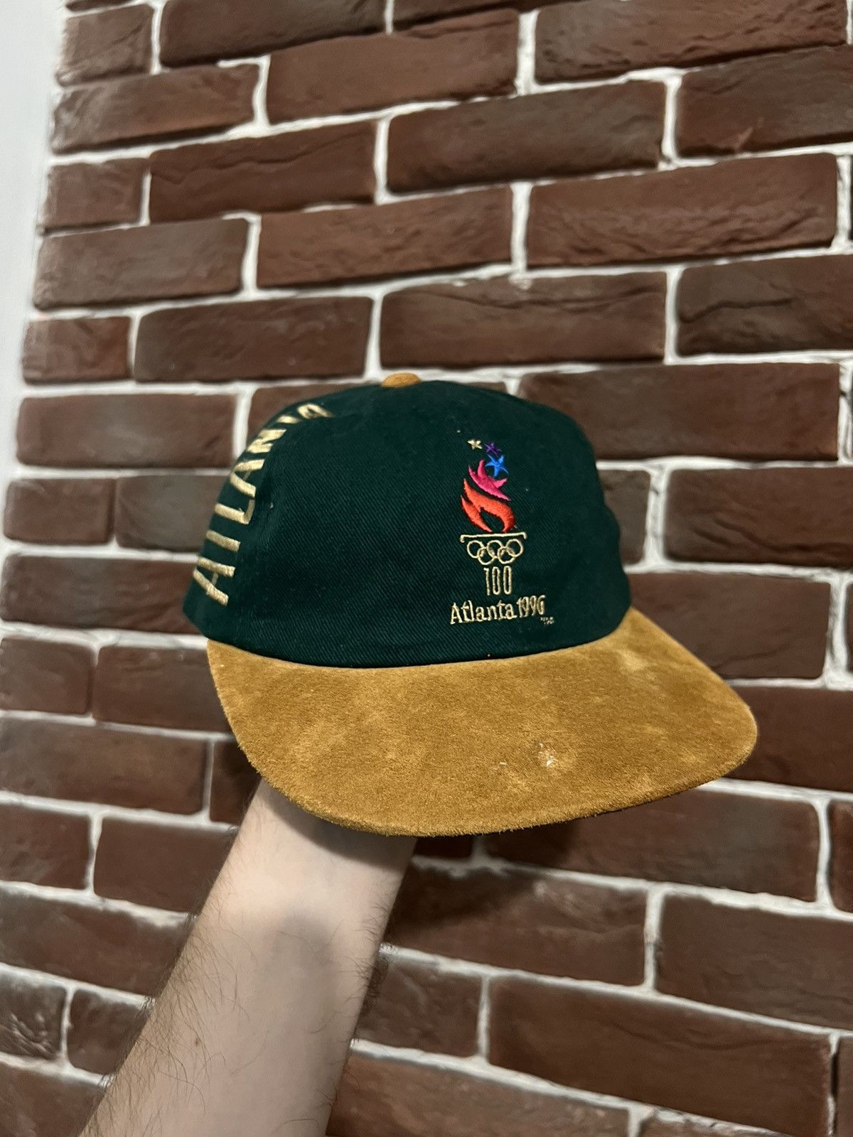 USA Olympics Dad Hat Cap American Olympics 1996 Atlanta McDonald’s Hype Size ONE SIZE - 1 Thumbnail