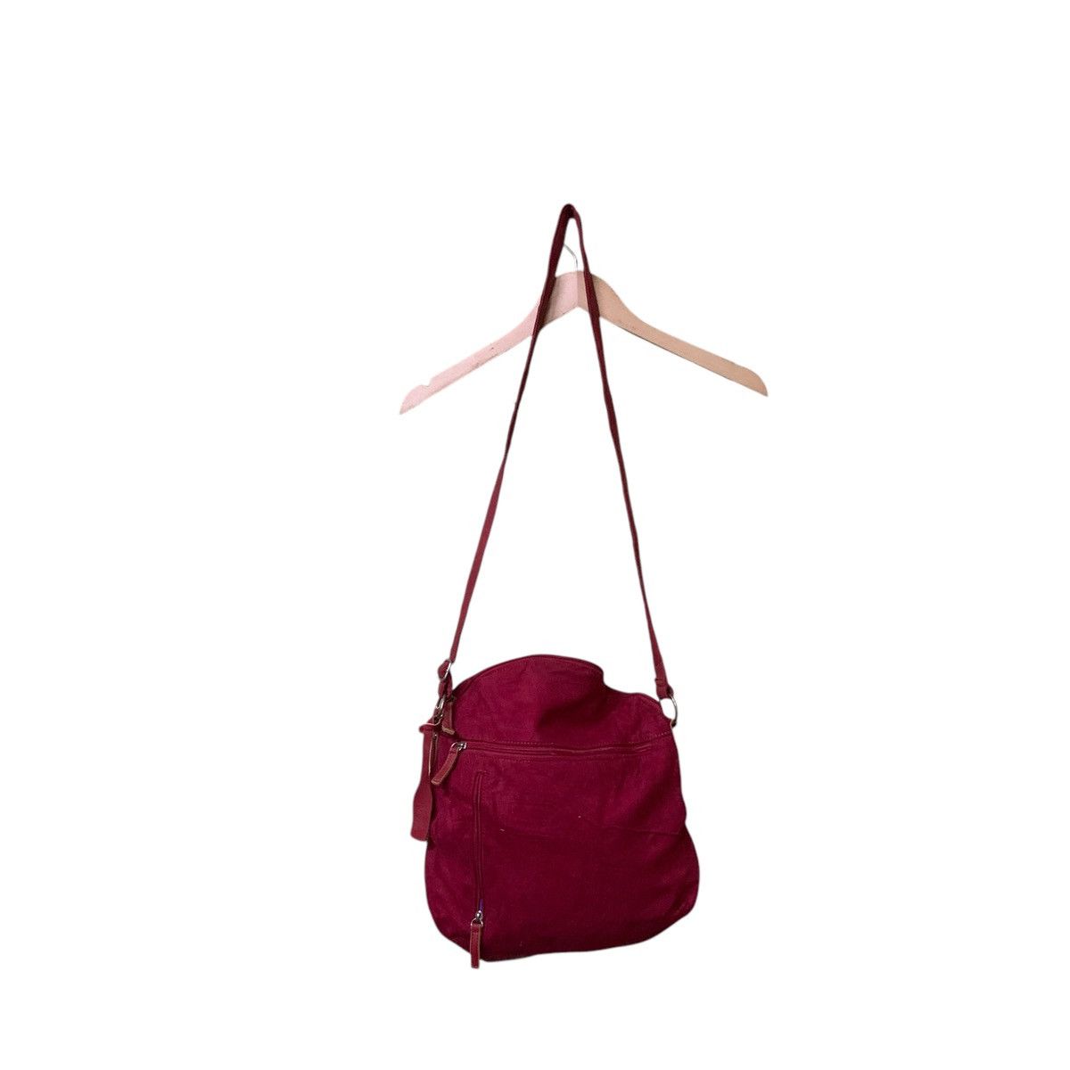 Japanese Brand Velvet sling bag by plandsee Size ONE SIZE - 2 Thumbnail
