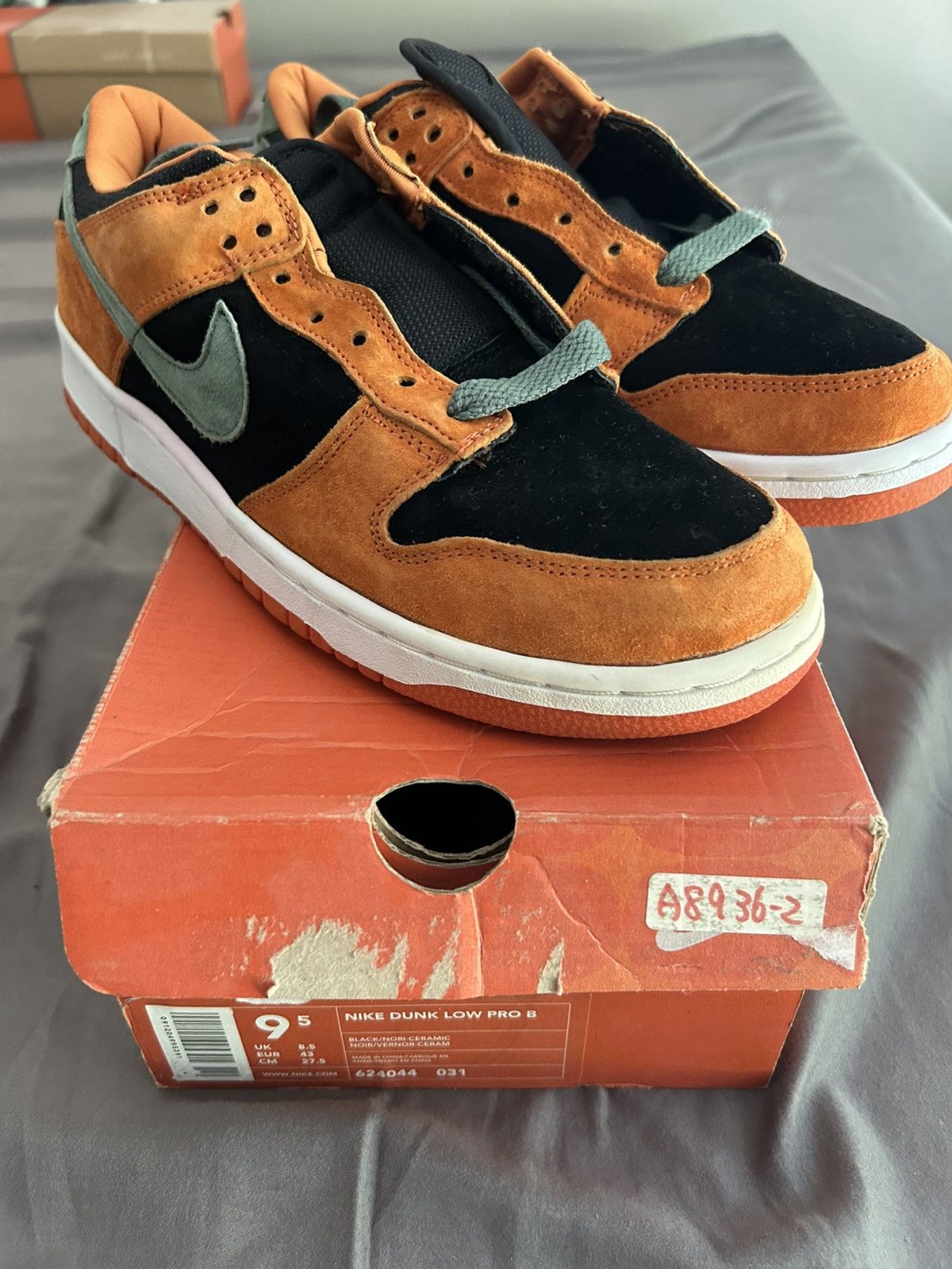 Nike Nike Dunk Low Pro B - Ceramic 2001 Size US 9.5 / EU 42-43 - 3 Thumbnail