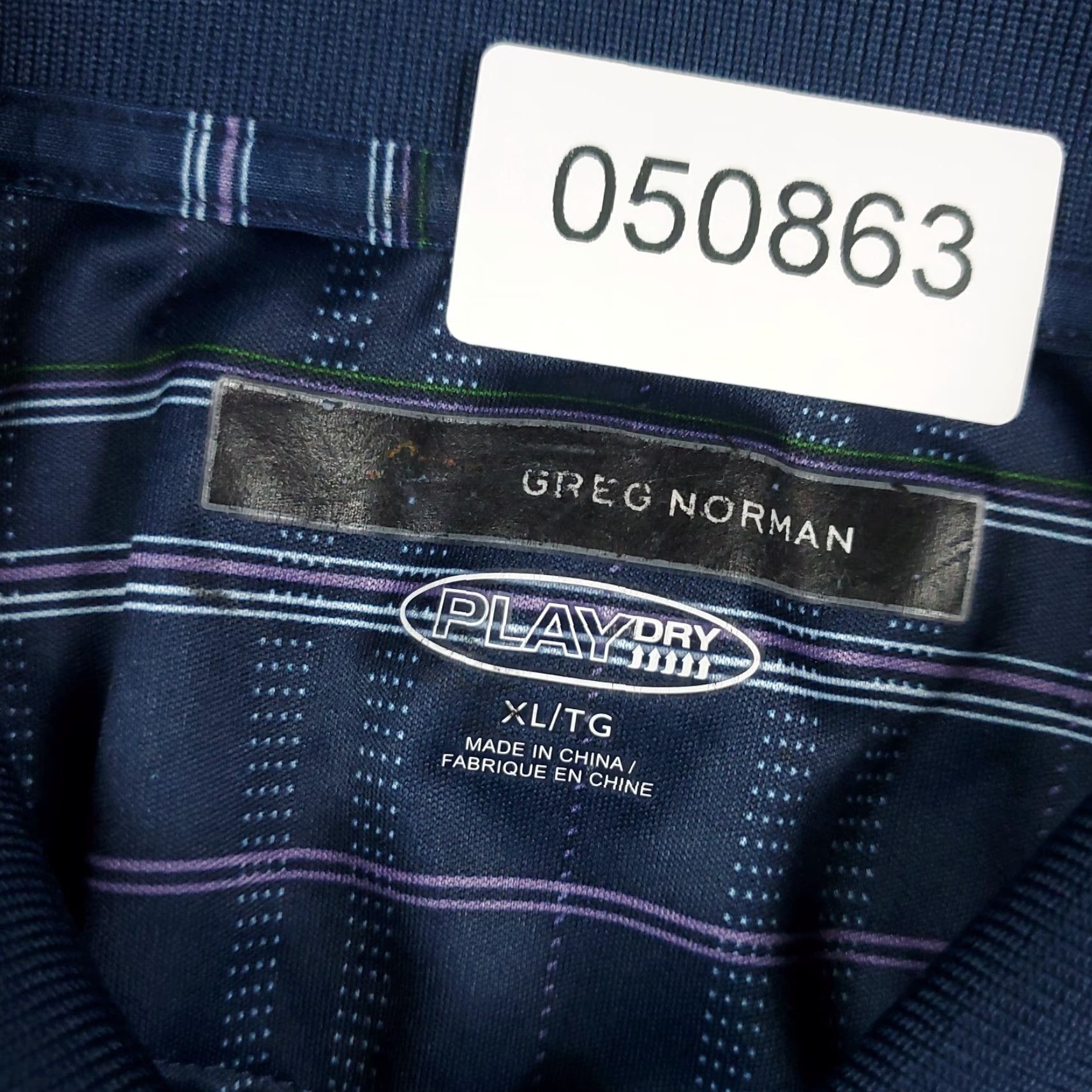 Vintage Greg Norman Polo Shirt Mens XL Blue Plaid Shark Golf Casual Short Sleeve Shirt Shoes? Size US XL / EU 56 / 4 - 6 Thumbnail