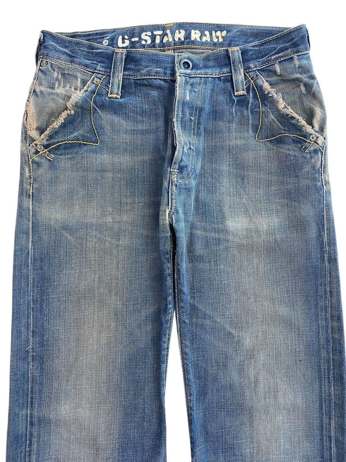 G-Star G-Star Brand Faded Mud Wash Style Loose Jeans Size US 30 / EU 46 - 2 Thumbnail