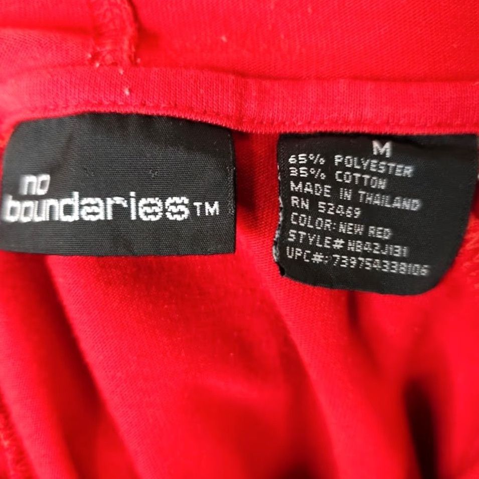 Vintage VINTAGE No Boundaries Skater T Shirt Hoodie Mens Size M Red 90s Y2K Skateboard Shirt Mens Red 90s Y2K Skateboard Size US M / EU 48-50 / 2 - 7 Thumbnail