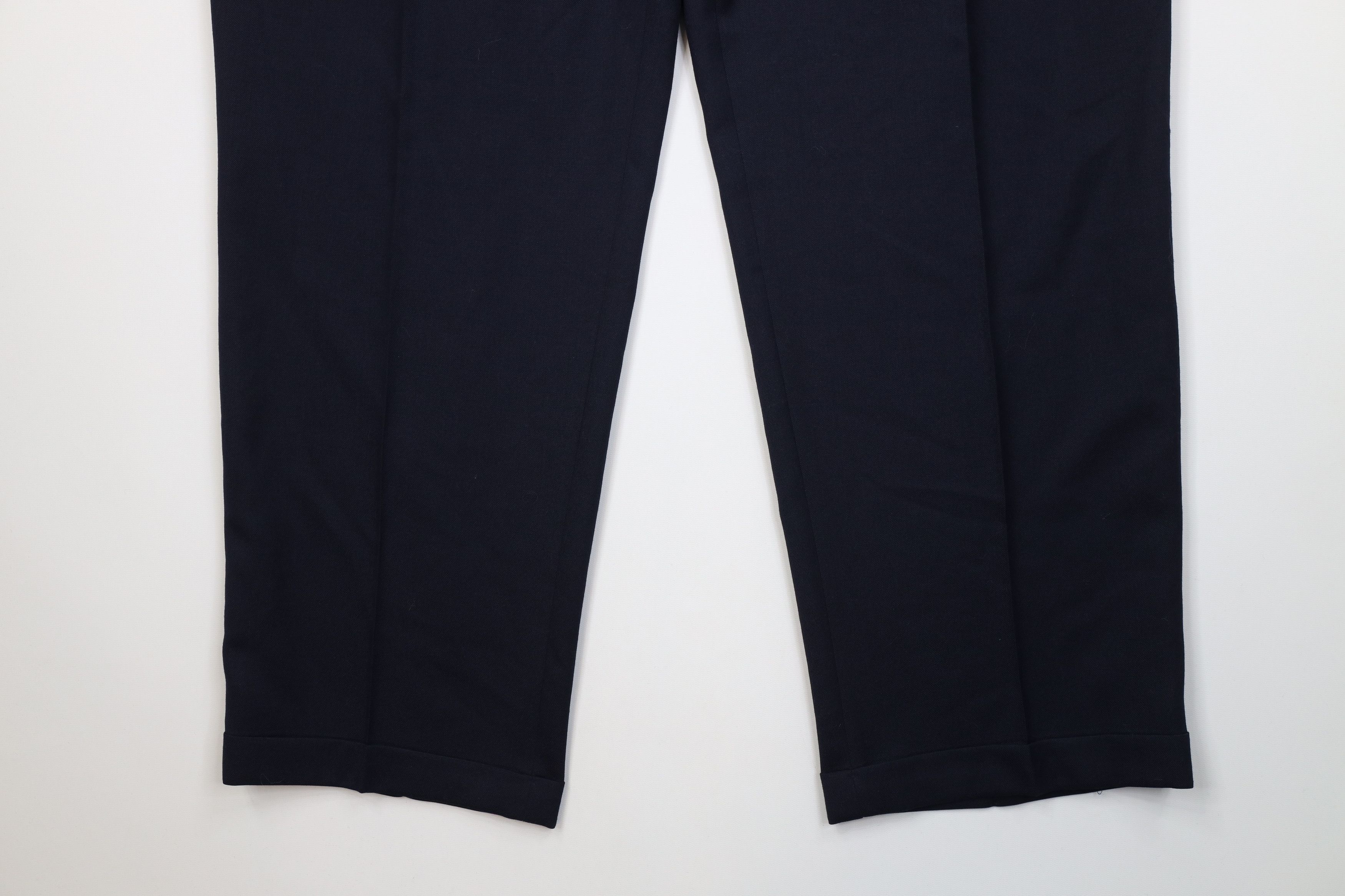 Vintage Vintage 90s Streetwear Wool Blend Knit Wide Leg Chino Pants Size US 38 / EU 54 - 4 Thumbnail