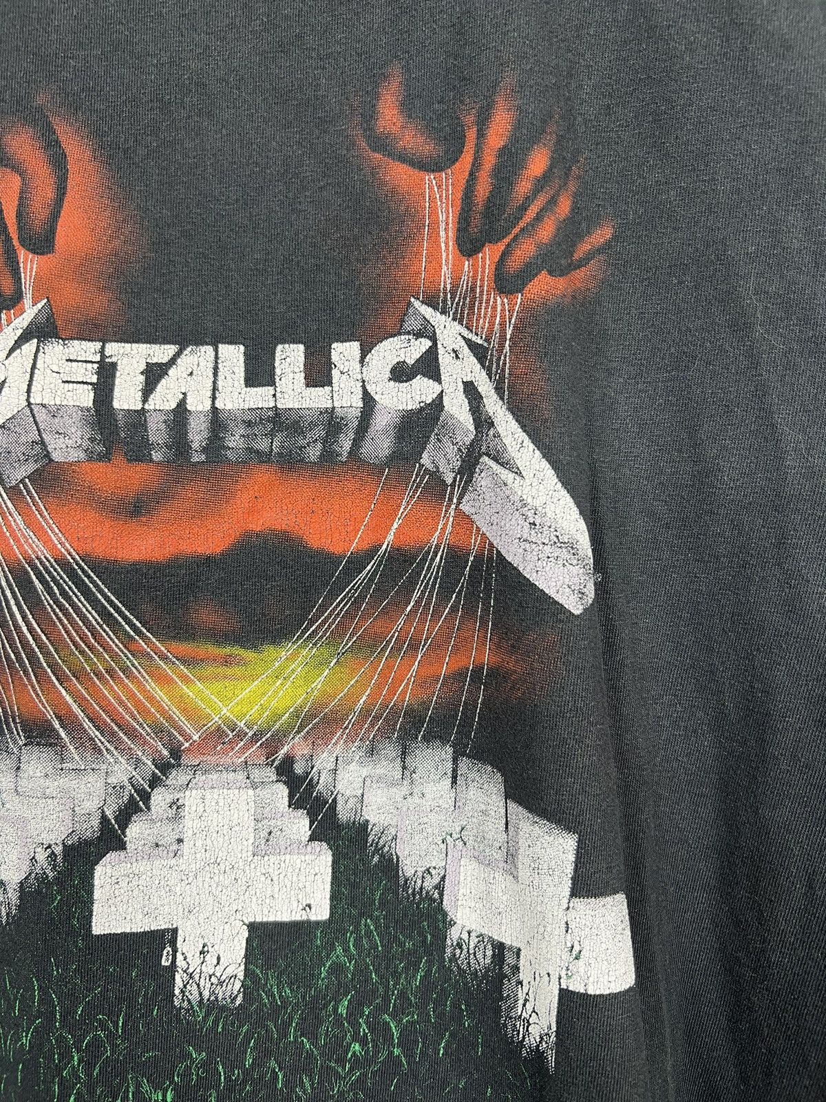 Band Tees Vintage 90s/00s Metallica Master Of Puppets Band Rock tee Size US M / EU 48-50 / 2 - 2 Thumbnail