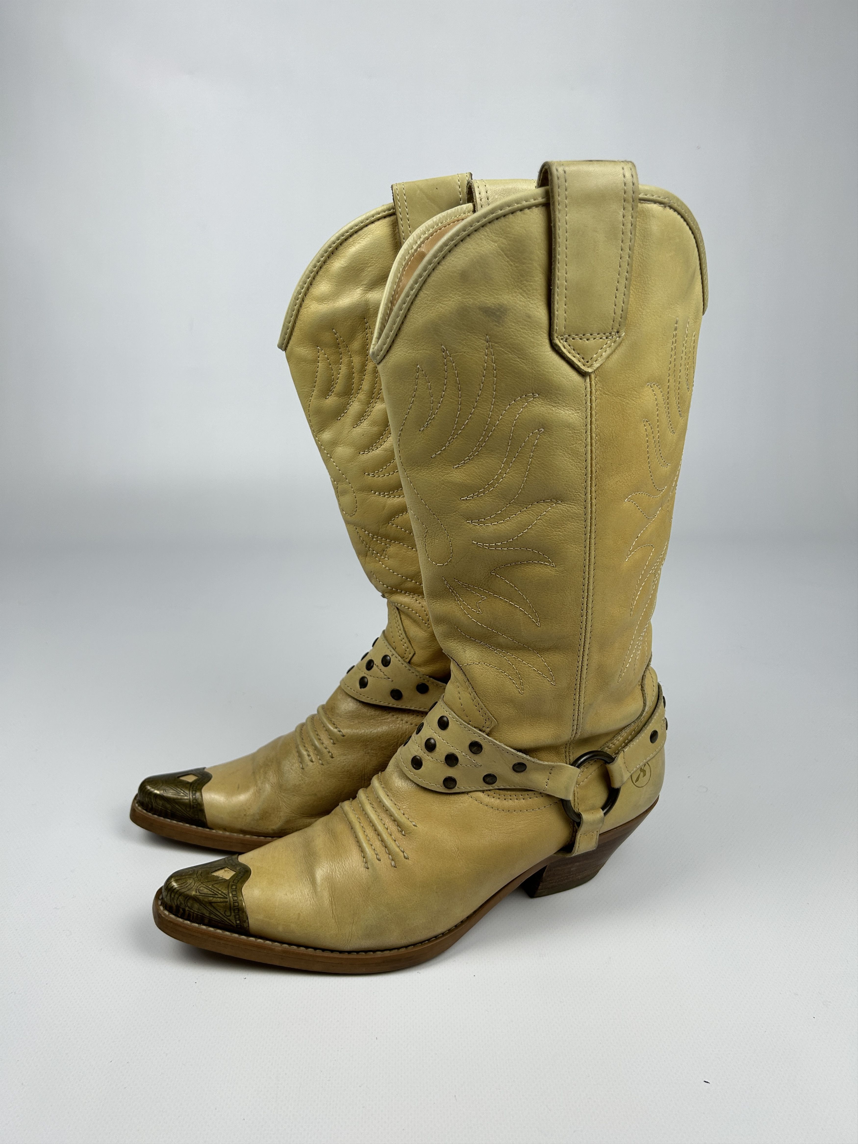 Vintage Vintage Bronx cowboy leather boots Size US 9 / IT 39 - 2 Thumbnail