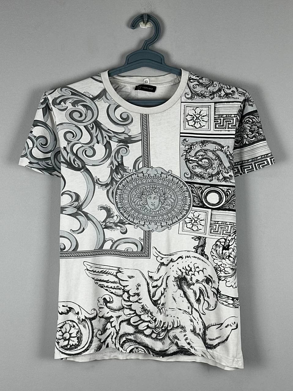 Versace Luxury Versace Medusa Logo Printed T Shirt Size US S / EU 44-46 / 1 - 1 Thumbnail