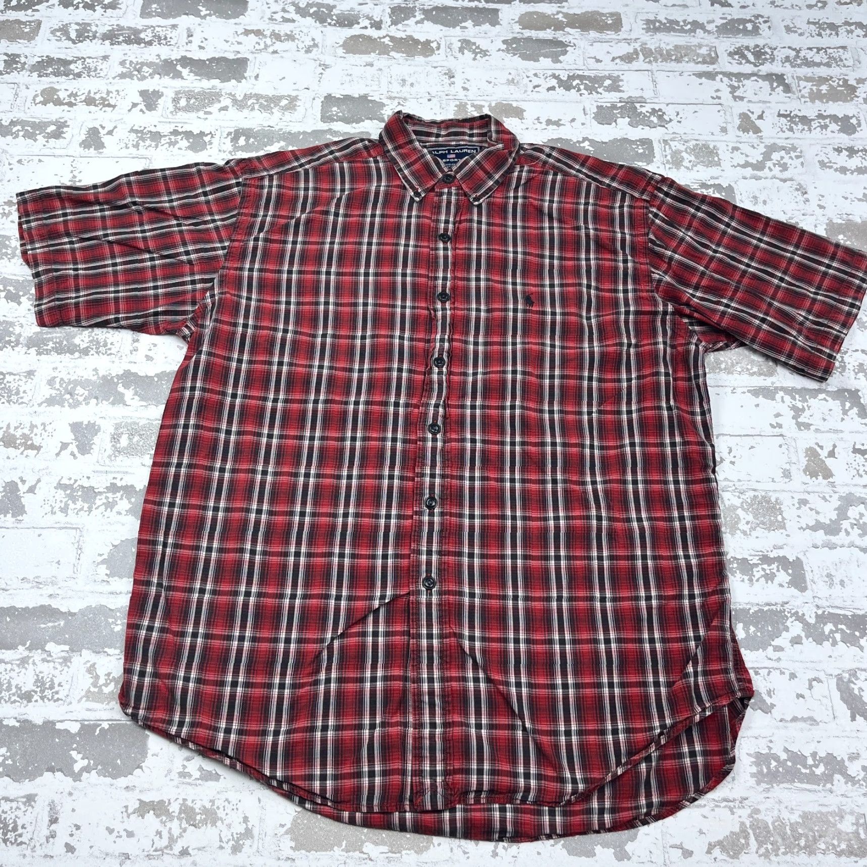 Vintage VINTAGE Polo Sport Men Large Cotton Plaid Button-Up Shirt Casual Spring Summer Fall Winter Mens Size US L / EU 52-54 / 3 - 2 Thumbnail