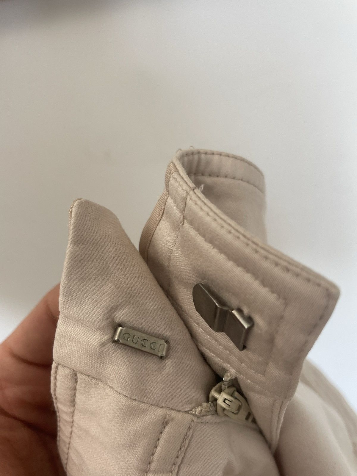 Gucci Gucci Beige Women Pant Designer Classic Luxury Rare Size 27" / US 4 / IT 40 - 4 Thumbnail
