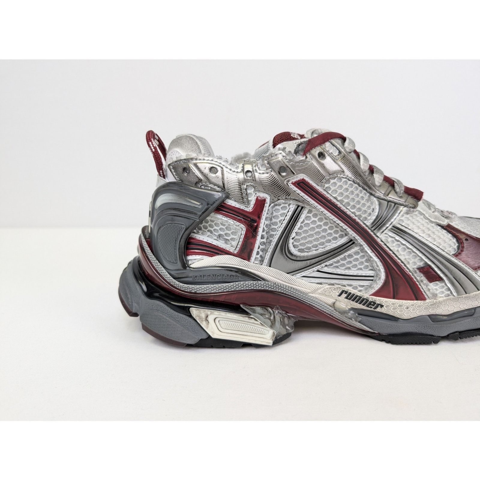 Balenciaga o1rshd1 Four Color Rubber Runners in Multicolor Size US 9 / EU 42 - 4 Thumbnail