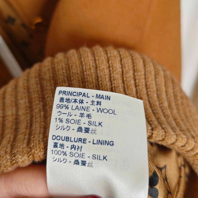 Louis Vuitton Louis Vuitton Caramel Brown Gold Button Jacket Size XS / US 0-2 / IT 36-38 - 4 Thumbnail