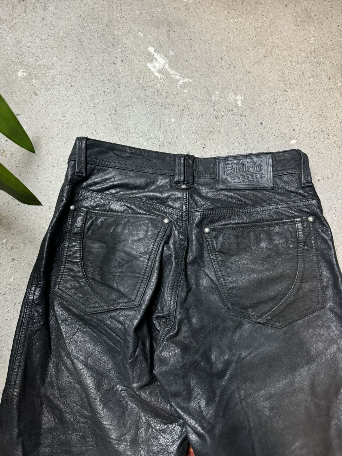 Genuine Leather Avantgarde Leather Bikers Spirit Motors Opium Vintage Y2K Size US 32 / EU 48 - 6 Thumbnail