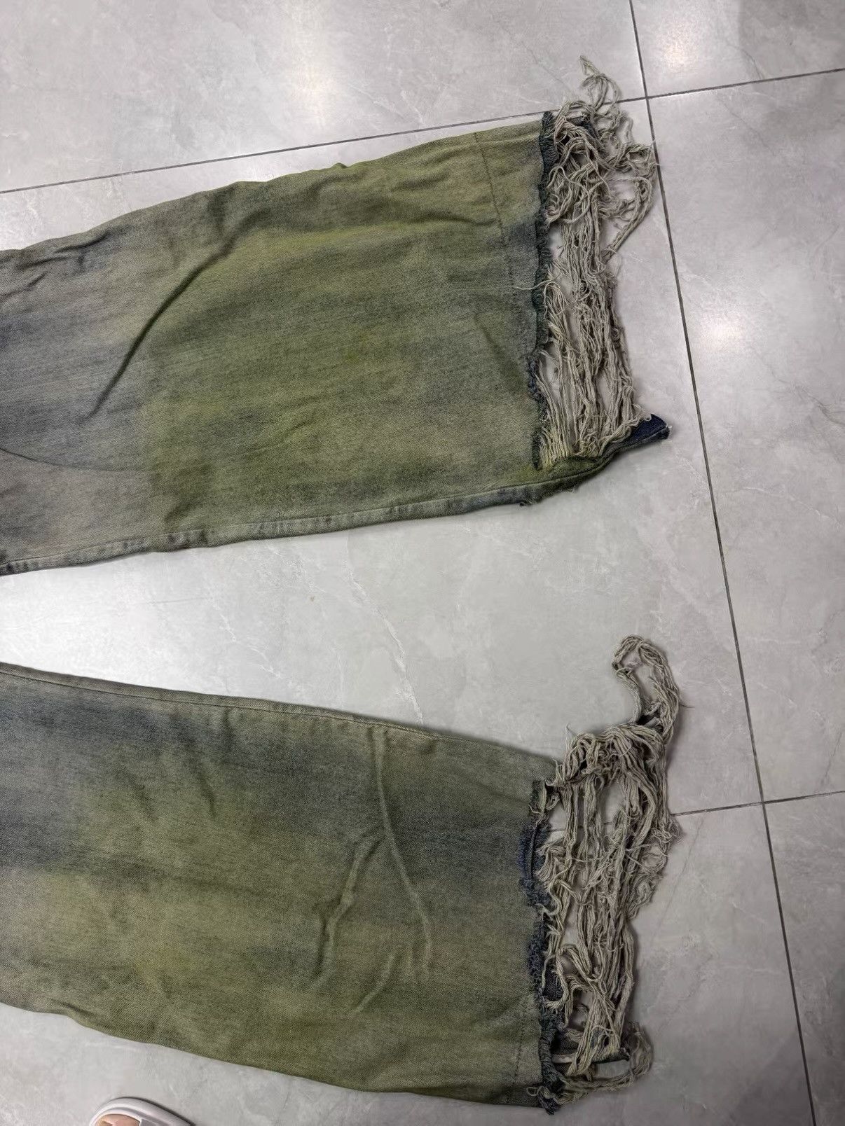Rick Owens Tailored Bela Distressed Denim Jeans in Degrade Jeans Size US 34 / EU 50 - 3 Thumbnail