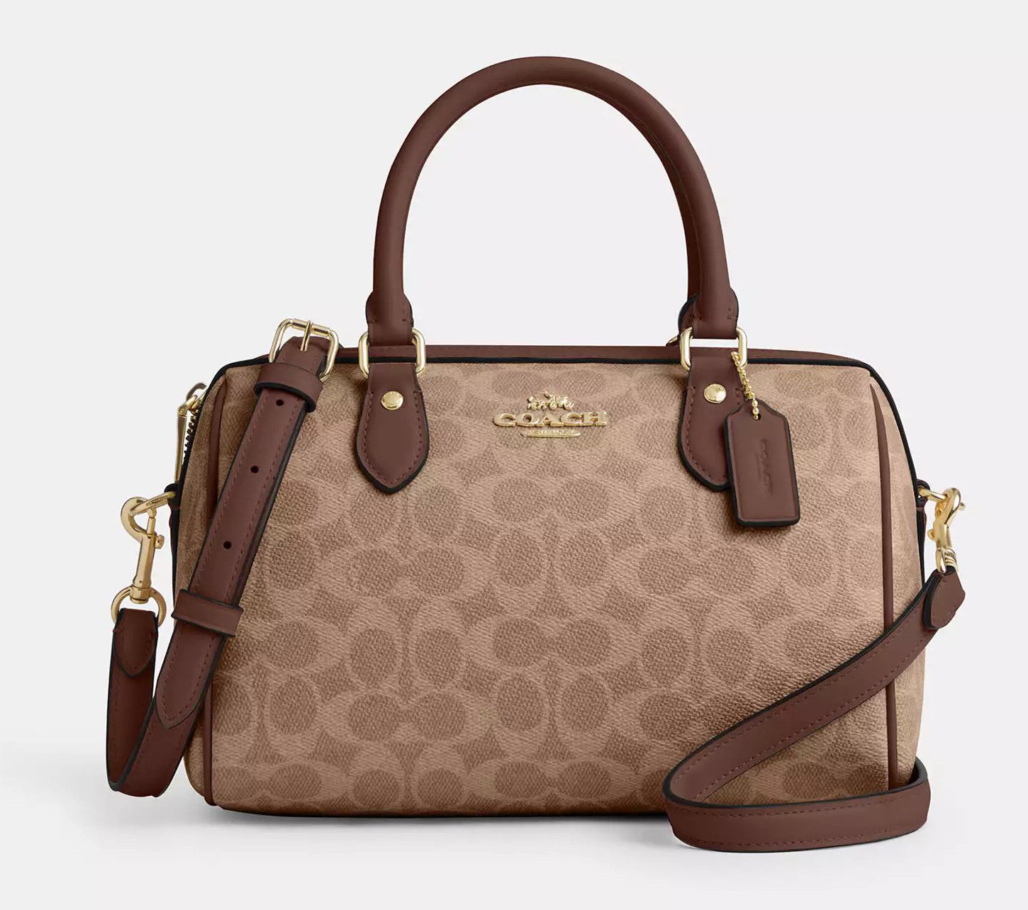 Coach Rowan Satchel Bag In Signature Canvas CV961 Size ONE SIZE - 2 Thumbnail