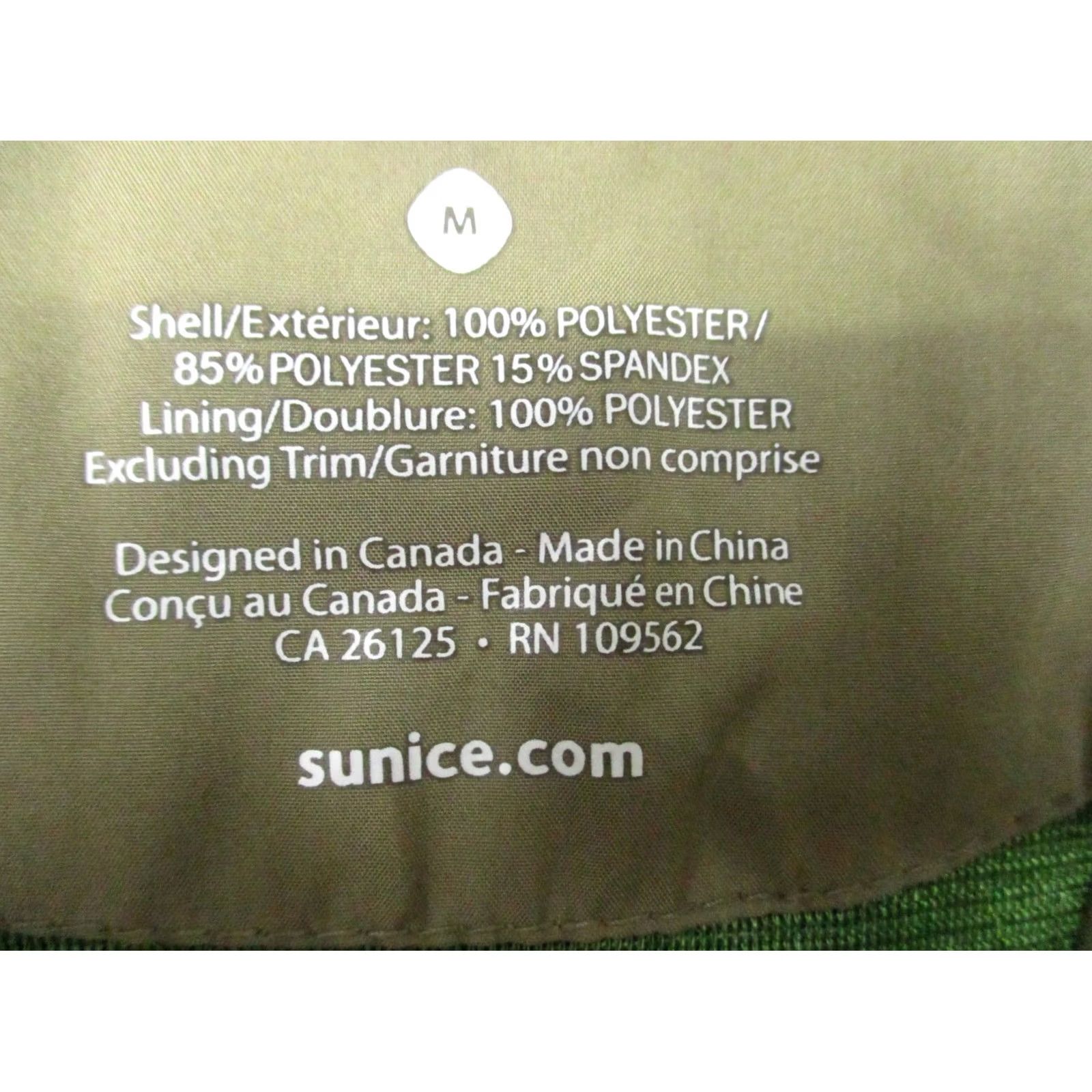 Vintage Sunice Women's Jacket Medium Green Tan Typhoon Half Zip Pullover Windbreaker Size M / US 6-8 / IT 42-44 - 6 Thumbnail
