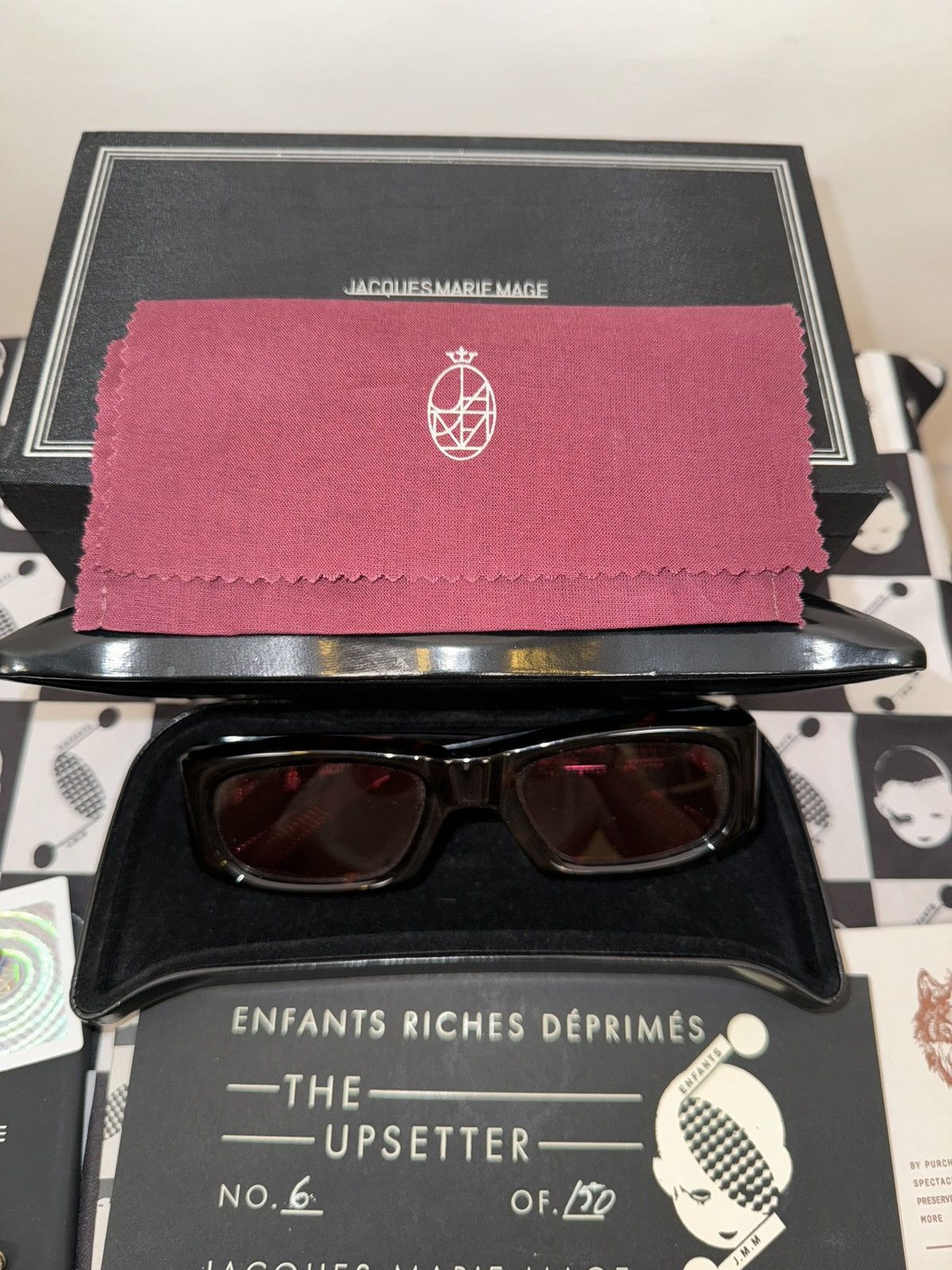 Enfants Riches Deprimes 🚭BRAND NEW🚭ERD x Jacques Marie Mage “UPSETTERS” SUNGLASSES Size ONE SIZE - 16 Thumbnail