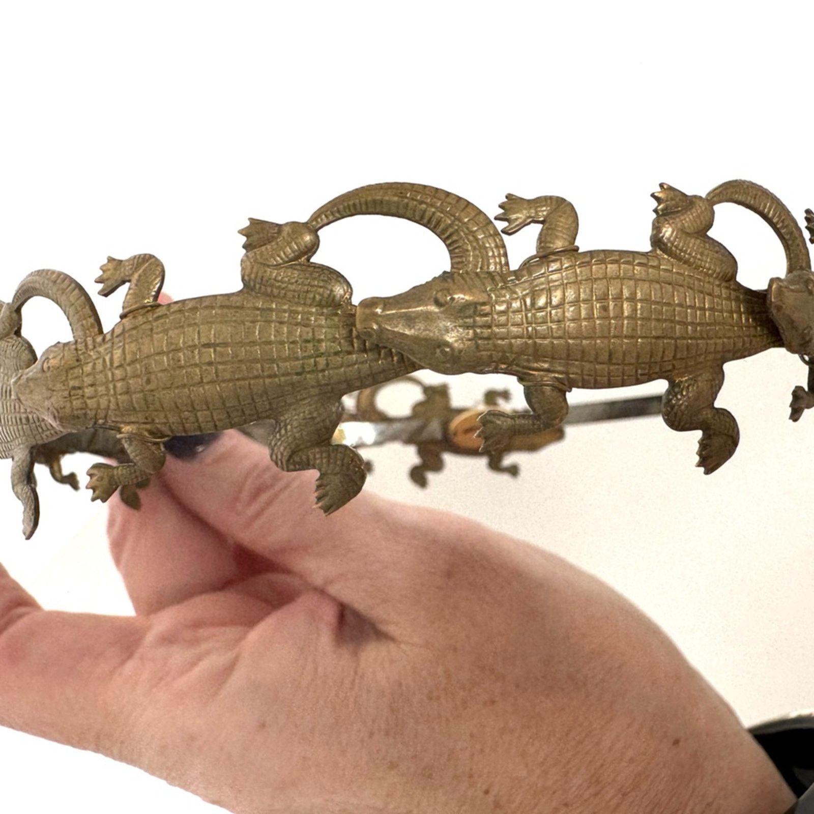 Eugenia Kim Eugenia Kim RARE HAND CAST bronze alligator headband Size ONE SIZE - 6 Thumbnail