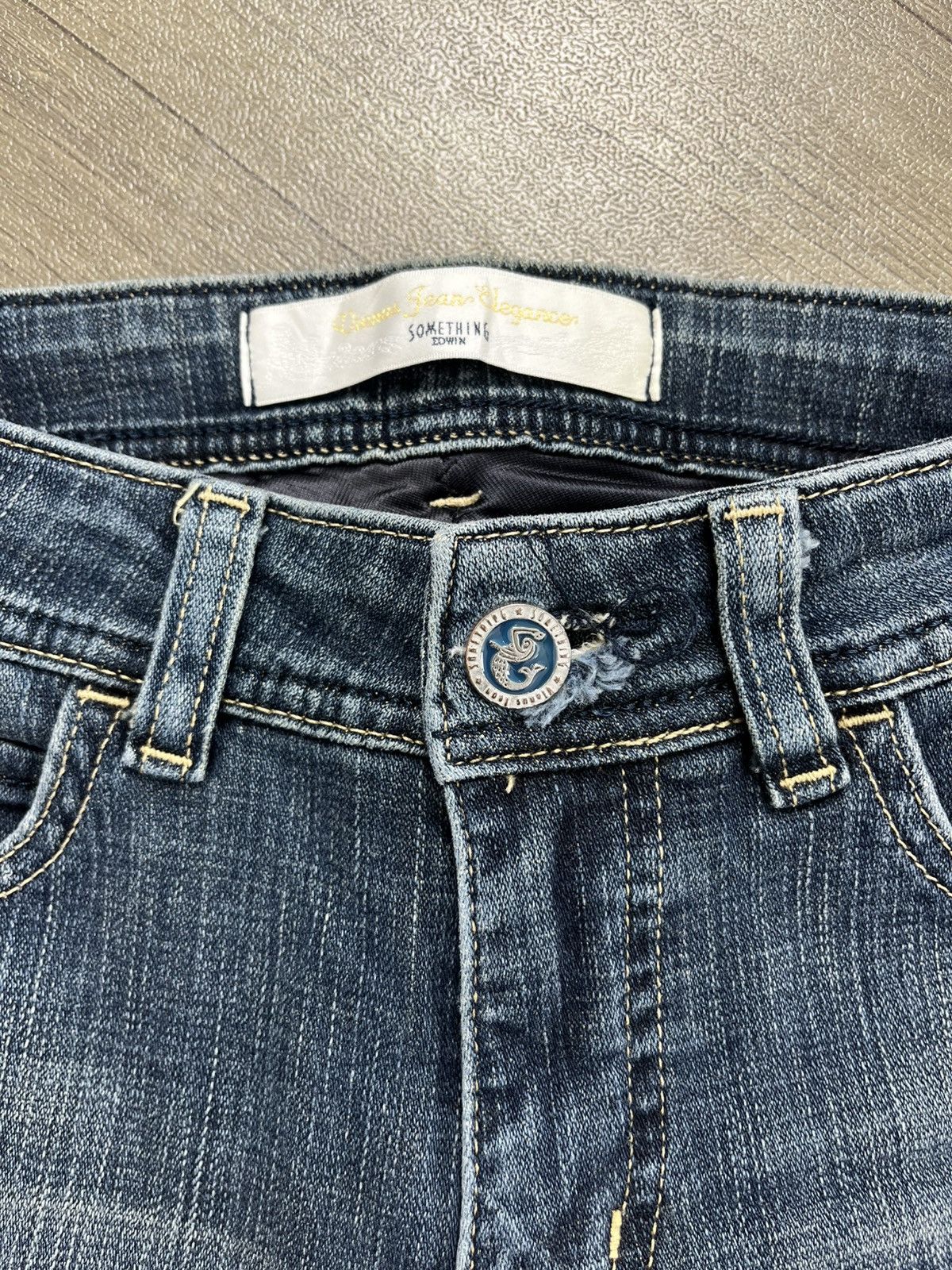 If Six Was Nine 2000s Something Edwin Flare Jeans High Street Japan Boot Cut Size US 26 / EU 42 - 6 Thumbnail