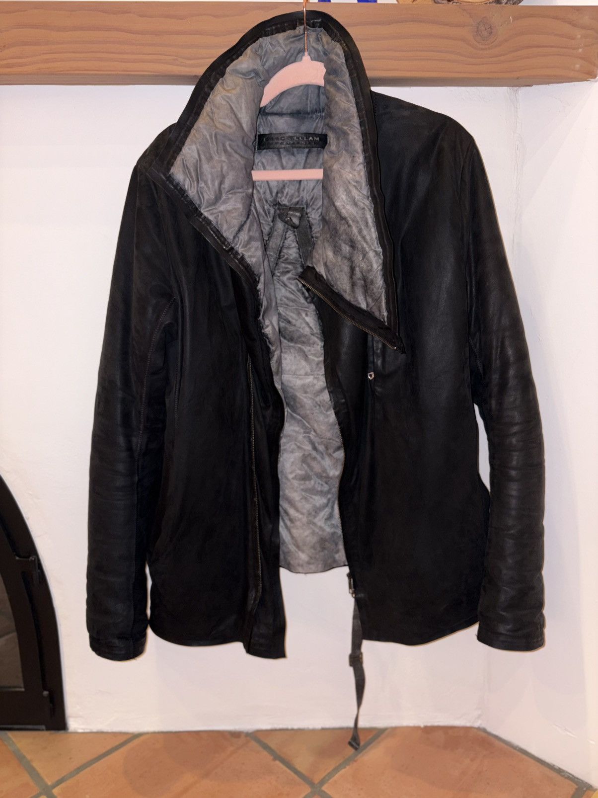 Isaac Sellam Experience Isaac Sellam Leather Down Jacket Size US M / EU 48-50 / 2 - 7 Thumbnail