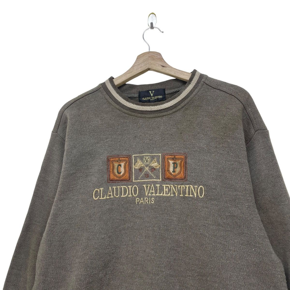 Vintage 🔥Vintage Claudio Valentino Sweatshirt Jacket Size US M / EU 48-50 / 2 - 4 Thumbnail