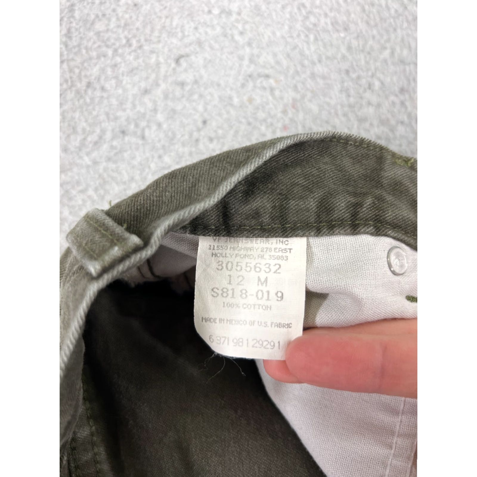 Lee VINTAGE Lee Jeans Womens 12 Green High Rise Mom 26x31 100% Cotton Distressed Denim Size 34" / US 12 / IT 48 - 6 Thumbnail
