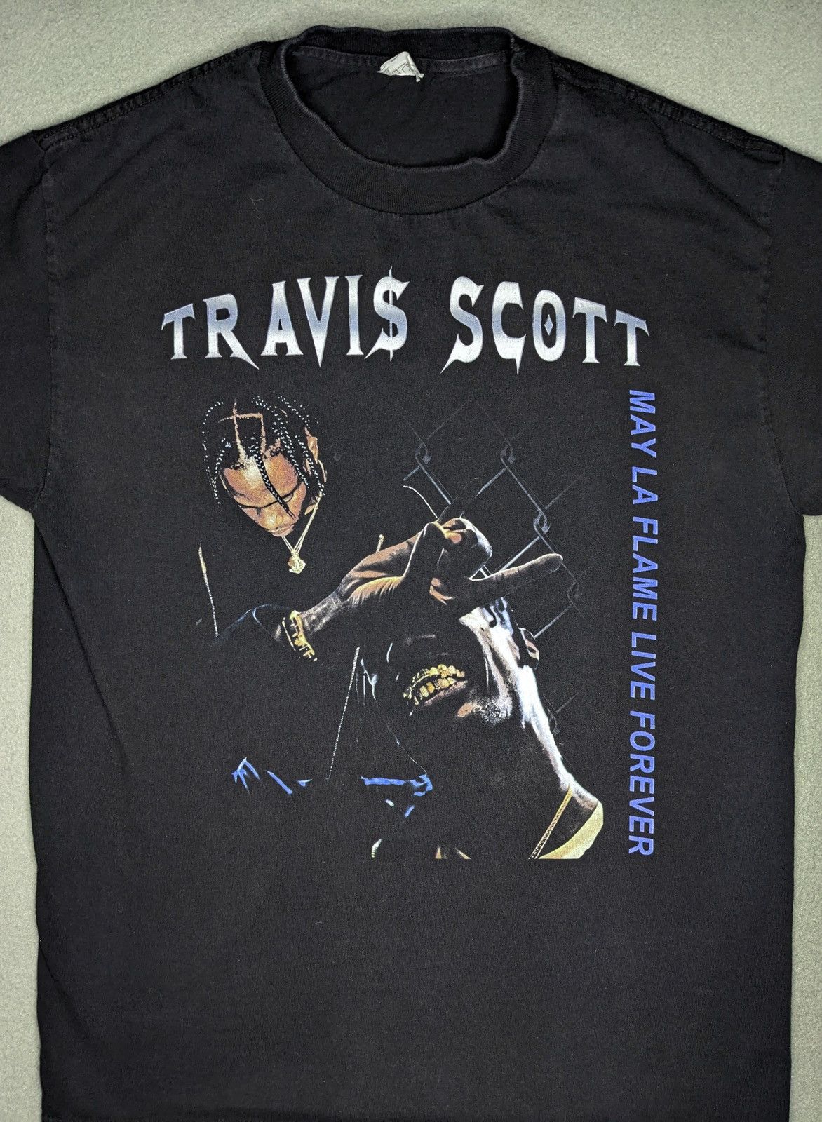 Travis Scott 2015 Travis Scott May La Flame Live Forever Rodeo Tour Tee Size US M / EU 48-50 / 2 - 3 Thumbnail