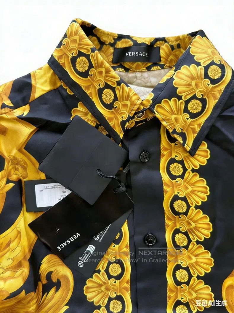 Versace Versace Silk shirt Size US S / EU 44-46 / 1 - 8 Thumbnail