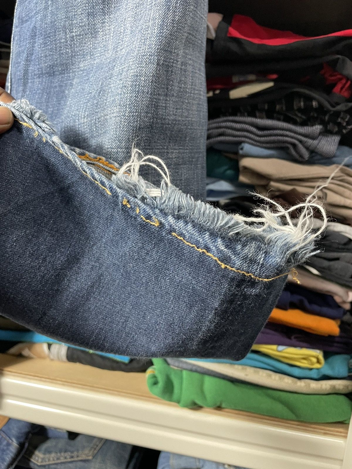 45rpm Vintage 45 RPM Japanese Jeans Size US 31 - 6 Thumbnail