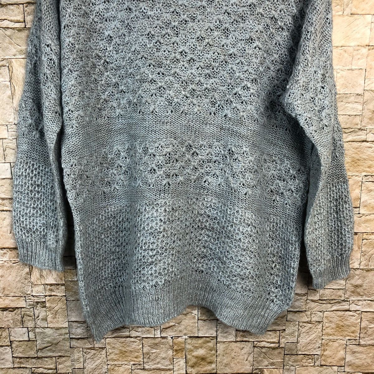 Homespun Knitwear × Japanese Brand × Vintage Ikka Blue Knitwear vintage japan #A866 Size L / US 10 / IT 46 - 6 Thumbnail